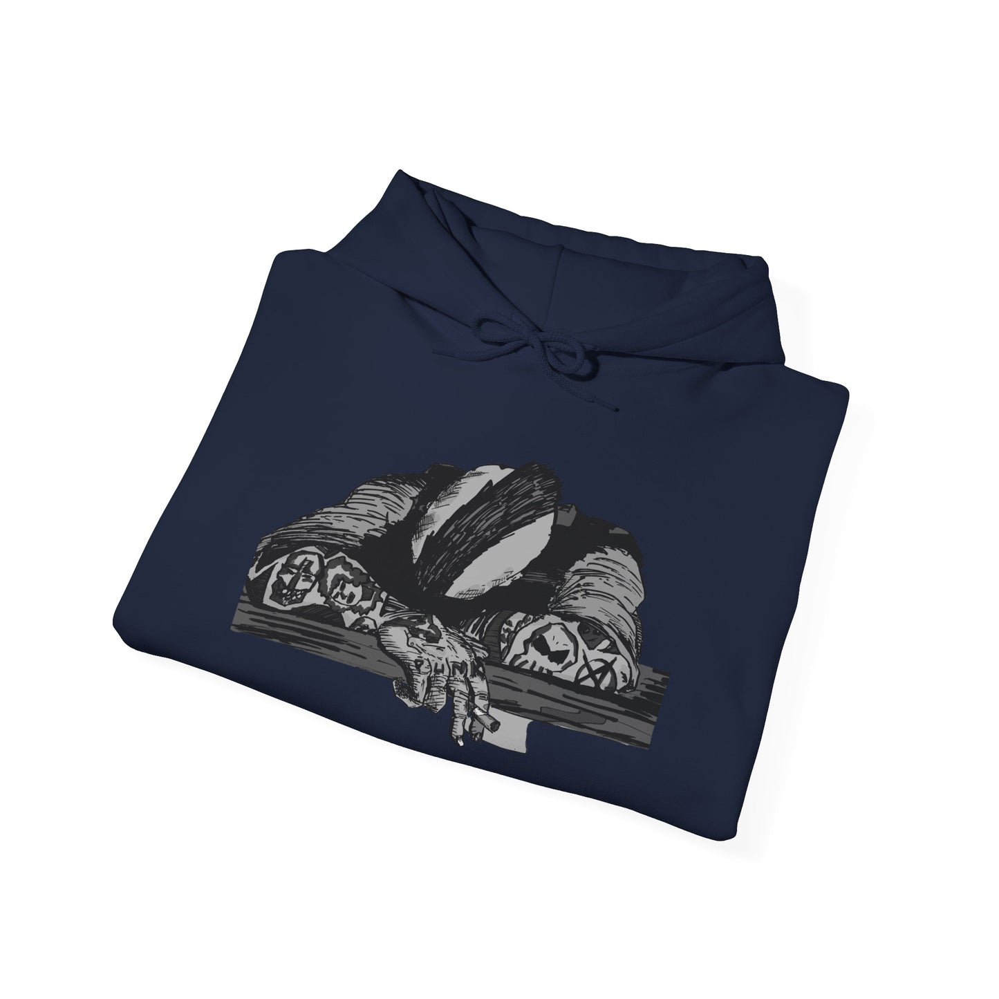 Punk and Done Unisex Hoodie with Artistic Design, Cozy Streetwear, Graphic Sweatshirt for Casual Vibes, Perfect Gift for Any Occasion