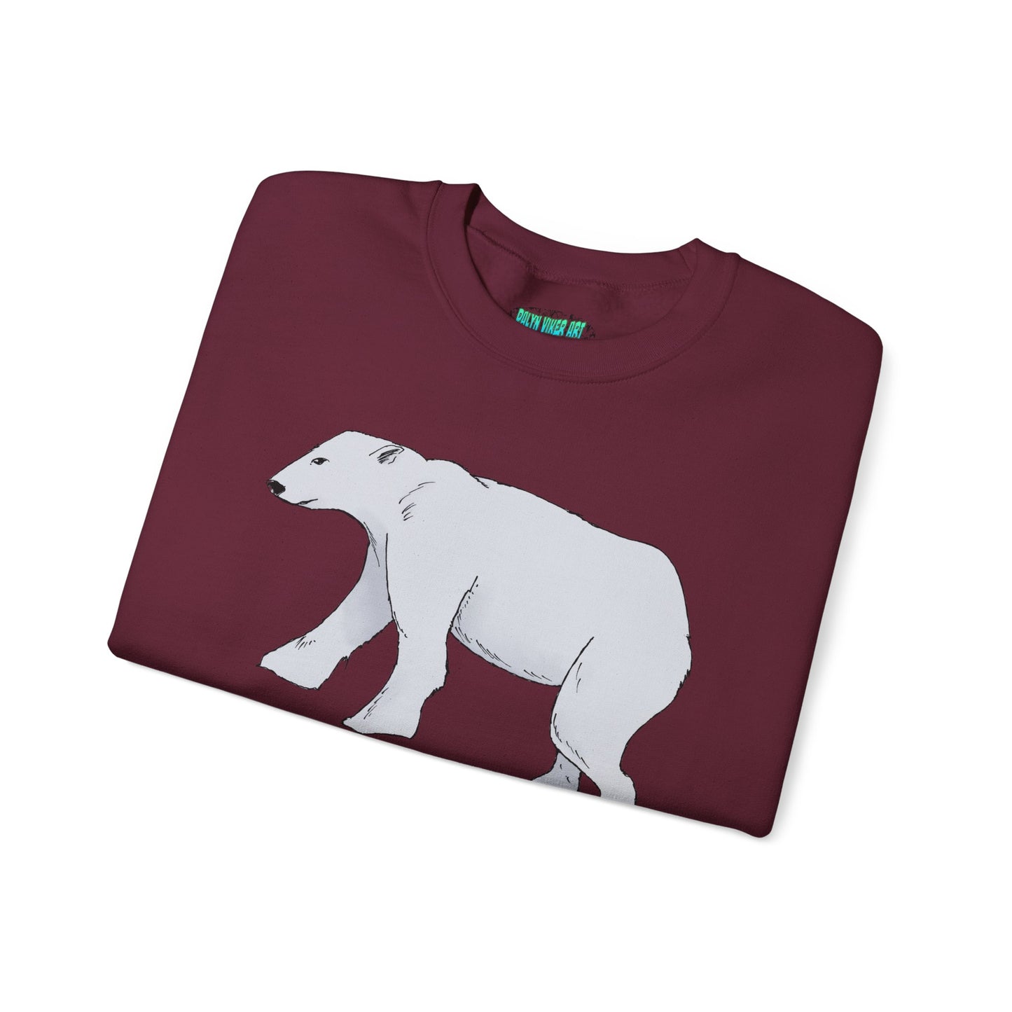 Cozy Polar Bear Crewneck Sweatshirt
