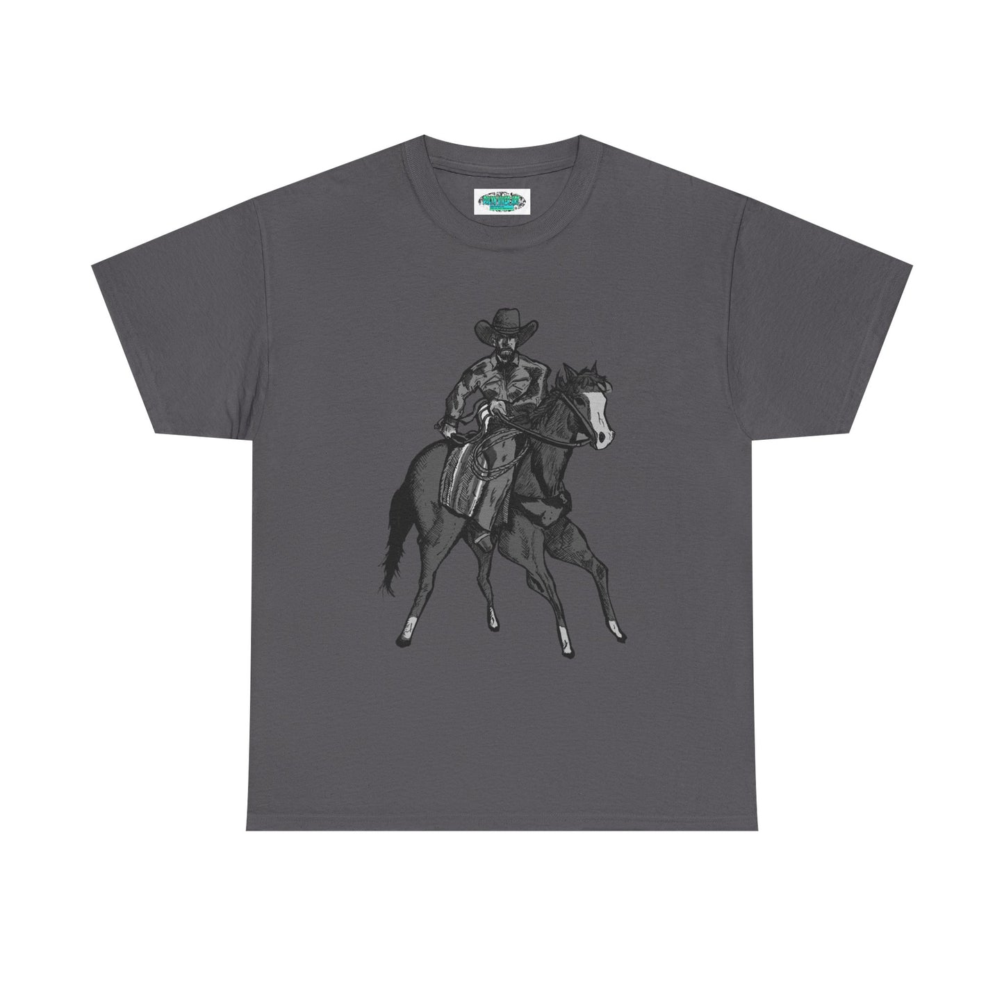 Cowboy on Horseback T‑Shirt — Vintage Western Rodeo Tee