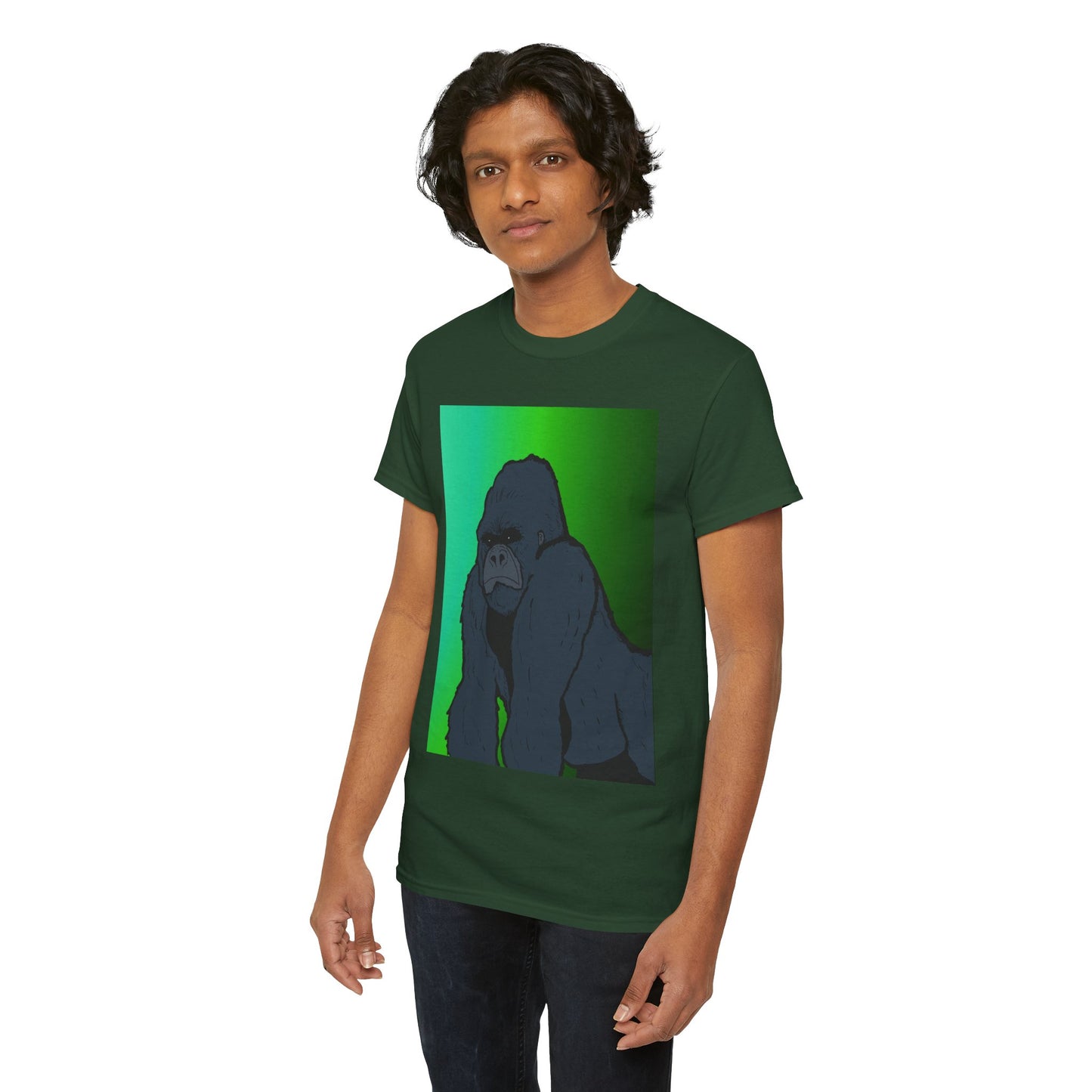 Gorilla Portrait Tee – Graphic Ape Illustration T-Shirt