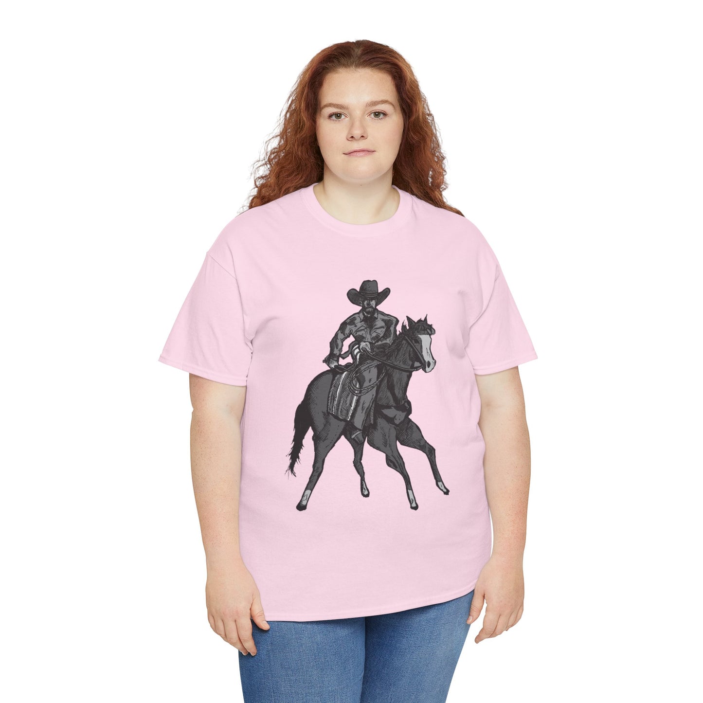 Cowboy on Horseback T‑Shirt — Vintage Western Rodeo Tee
