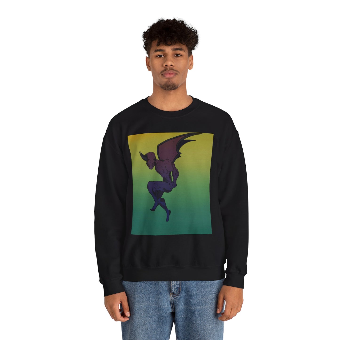 Gradient Demon Unisex Heavy Blend™ Crewneck Sweatshirt