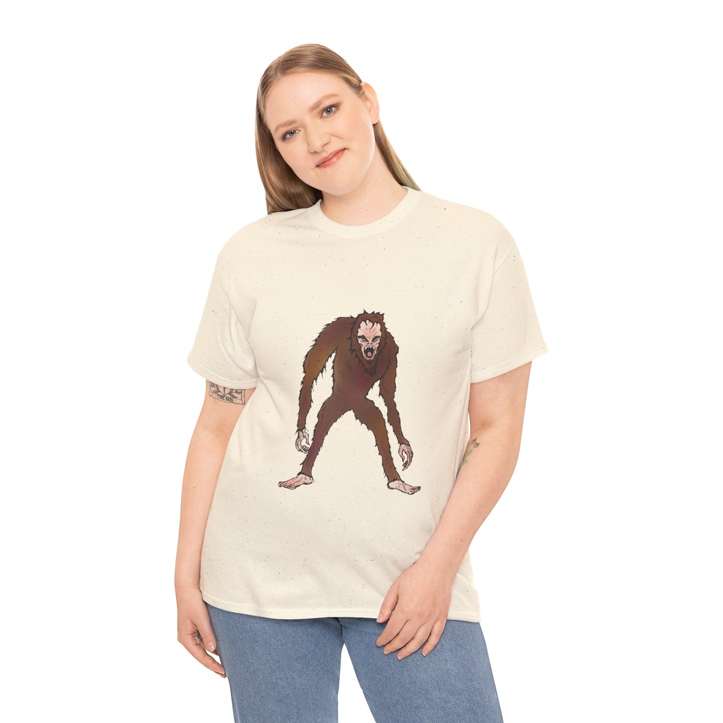 Bigfoot Sketch T‑Shirt — Retro Sasquatch Graphic Tee
