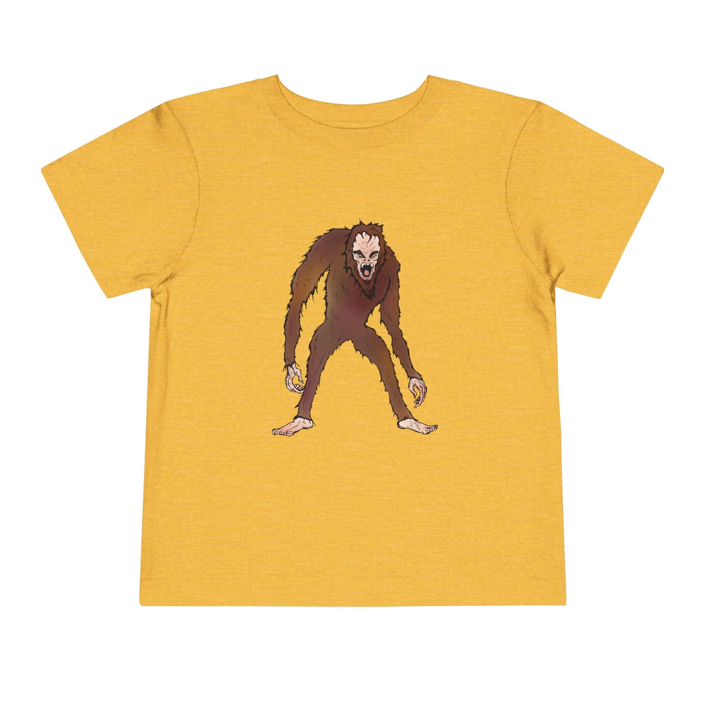 Toddler Tee — Cute Cartoon Kid-Friendly Bigfoot Graphic Shirt