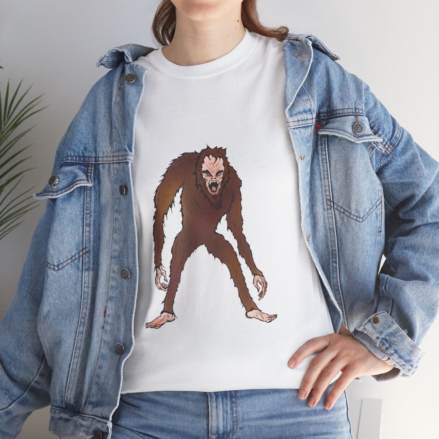 Bigfoot Sketch T‑Shirt — Retro Sasquatch Graphic Tee