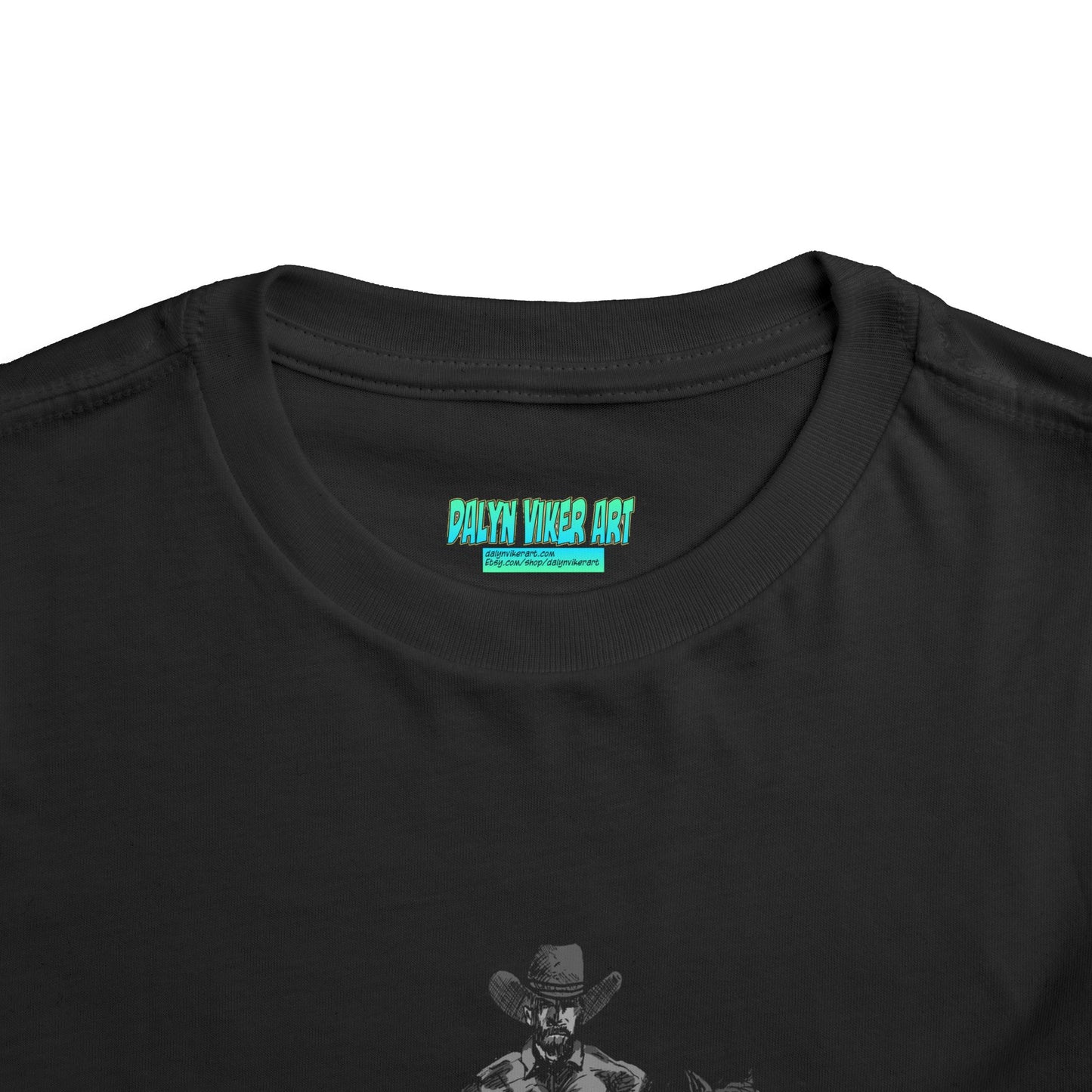 Toddler Western Cowboy Tee — Horseback Rider Graphic Shirt