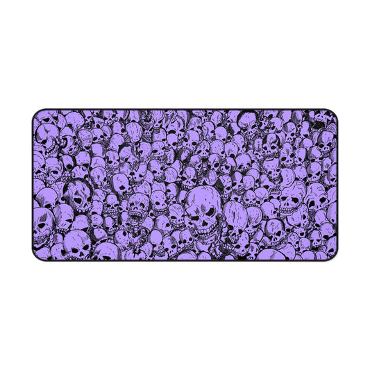 Gathering of Skulls - Purple - Desk Mat