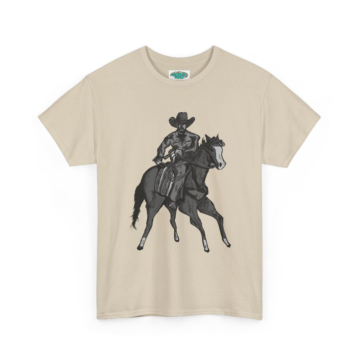 Cowboy on Horseback T‑Shirt — Vintage Western Rodeo Tee