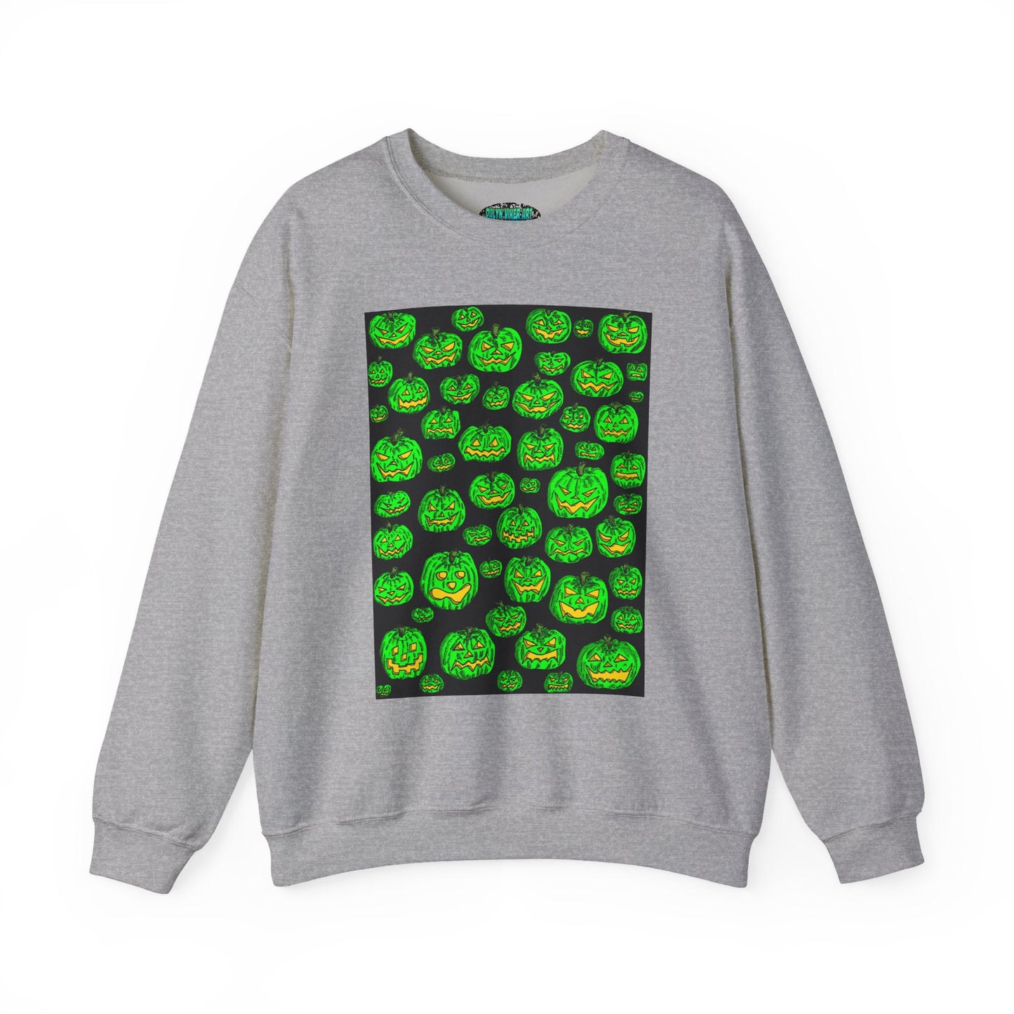 Halloween Pumpkin Crewneck Sweatshirt