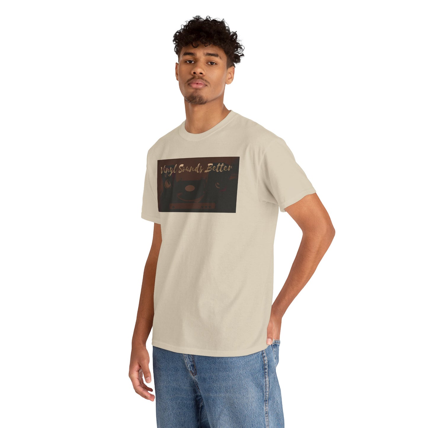 Vinyl Sounds Better T-Shirt — Retro Record Player Tee for Music Lovers