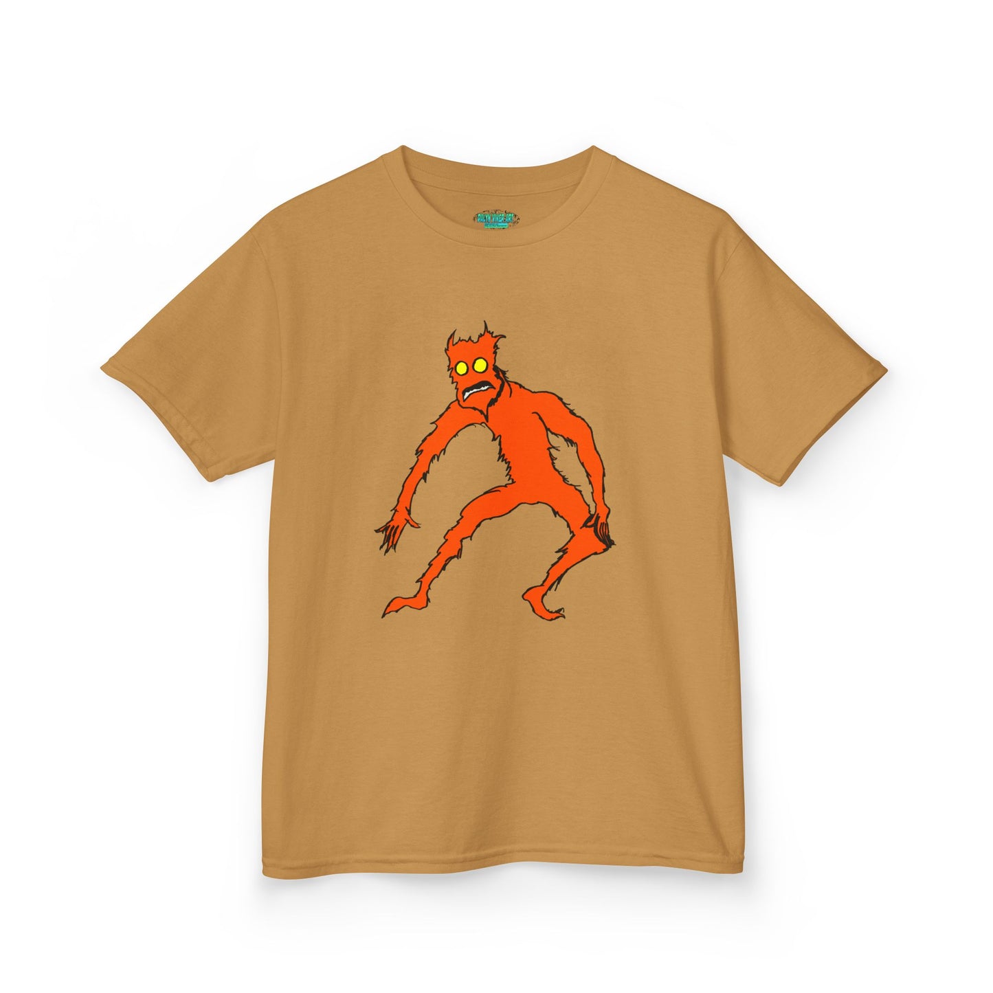 Kids Fire Monster Tee - Fun and Spooky Cotton T-Shirt for Kids