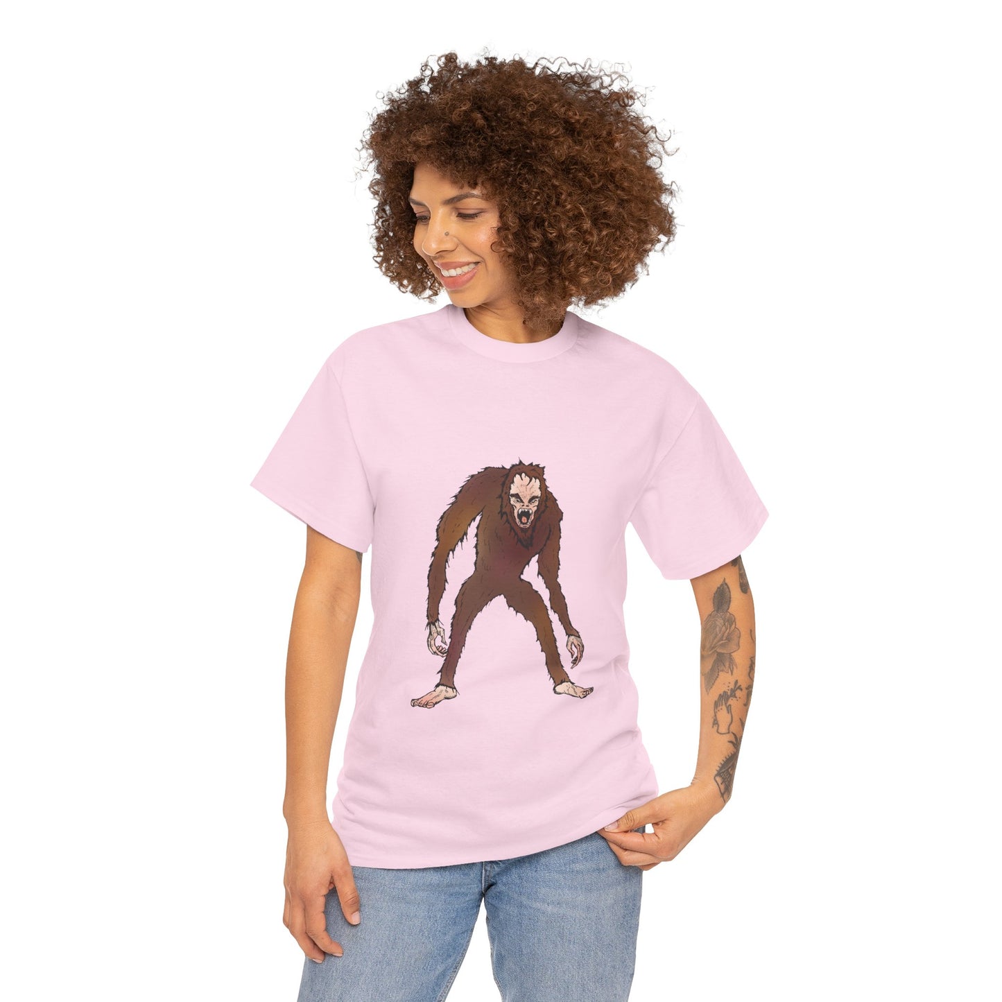 Bigfoot Sketch T‑Shirt — Retro Sasquatch Graphic Tee