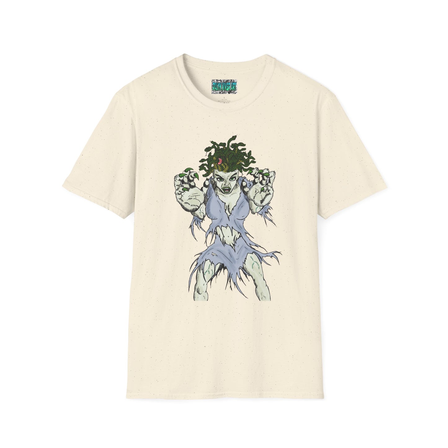 Medusa Assailing Unisex T-Shirt - Mythological Monster Dalyn Viker Art