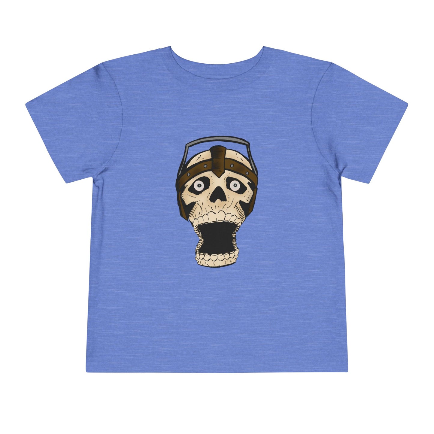 Toddler Tee — Playful Screaming Skull Graphic Kids' Shirt