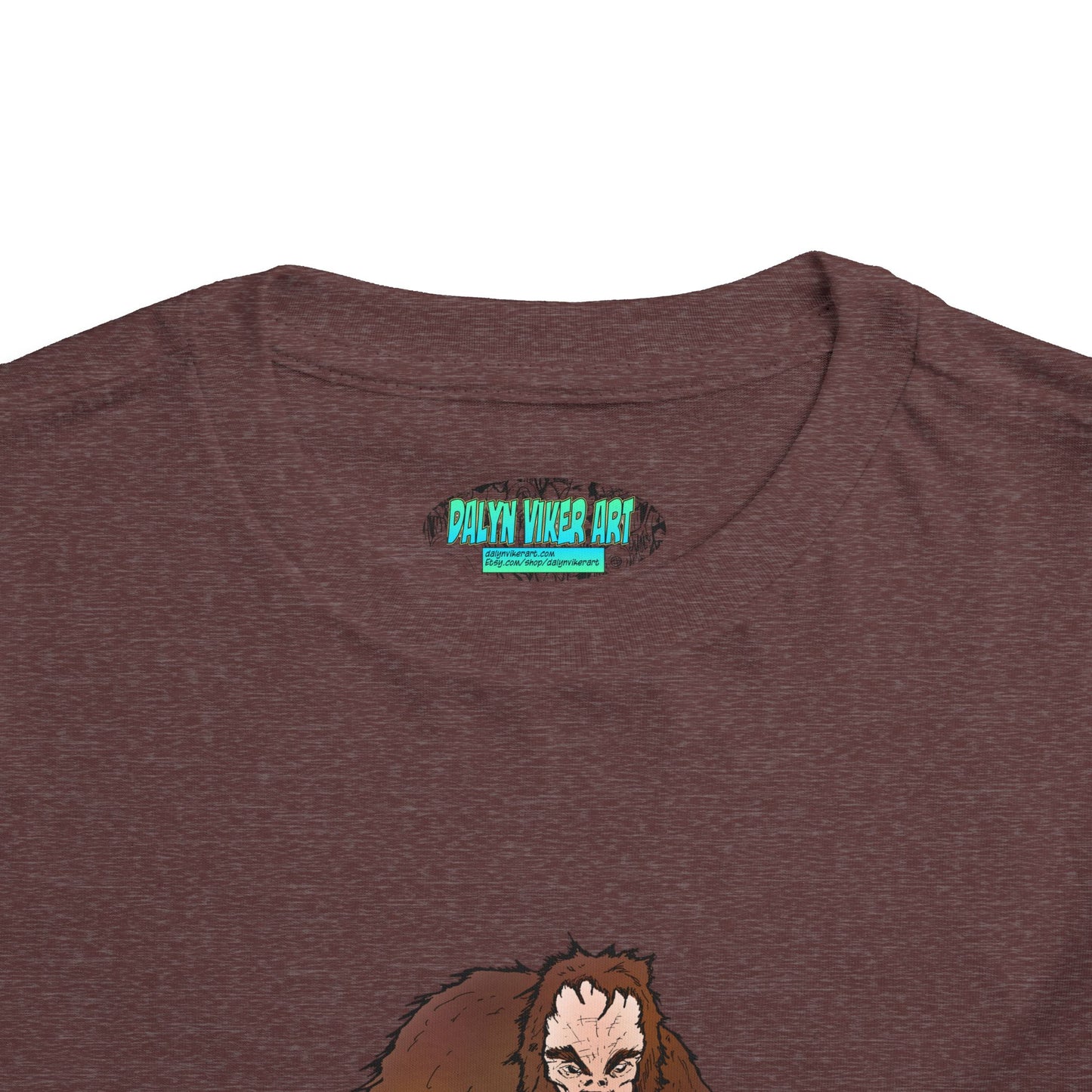 Toddler Tee — Cute Cartoon Kid-Friendly Bigfoot Graphic Shirt
