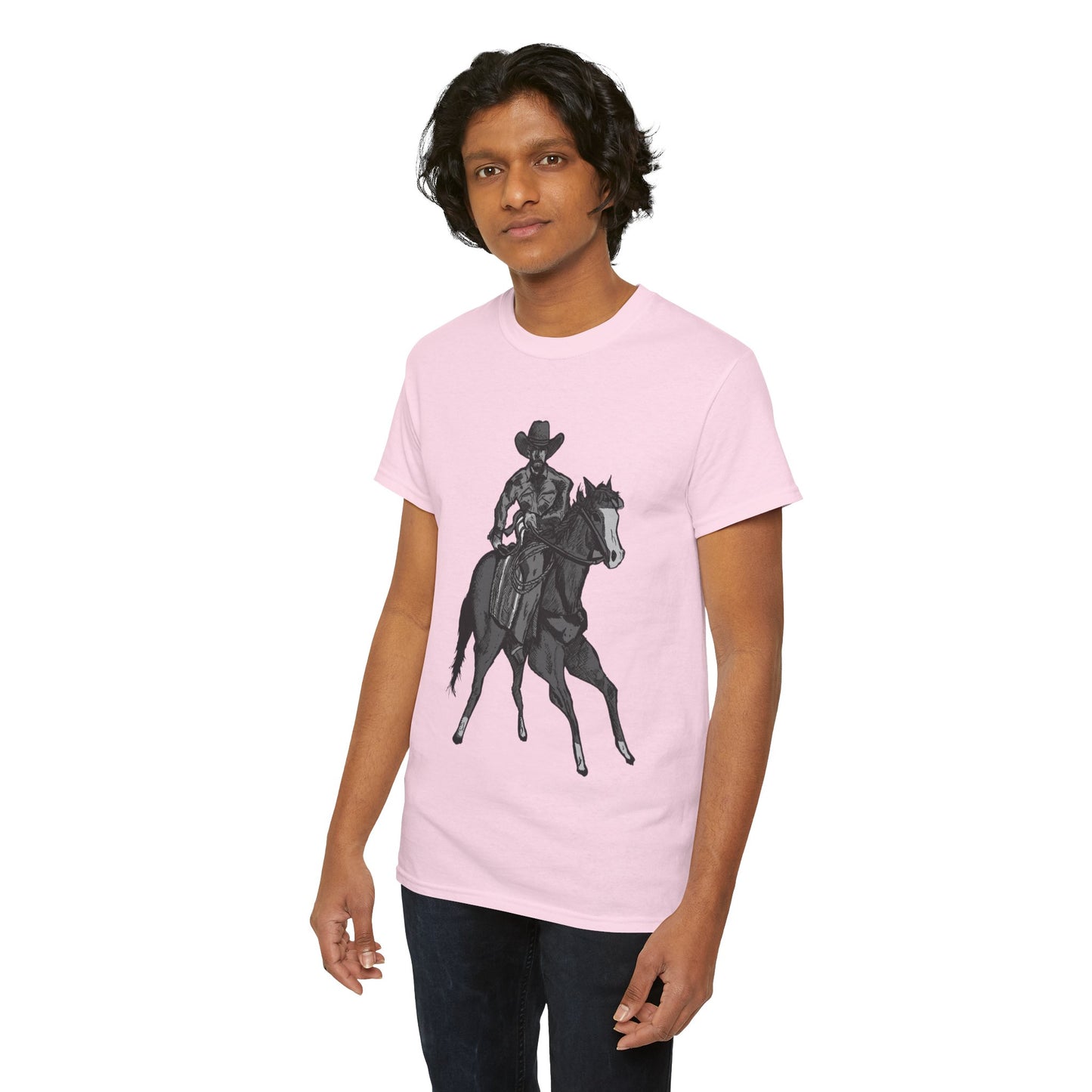 Cowboy on Horseback T‑Shirt — Vintage Western Rodeo Tee