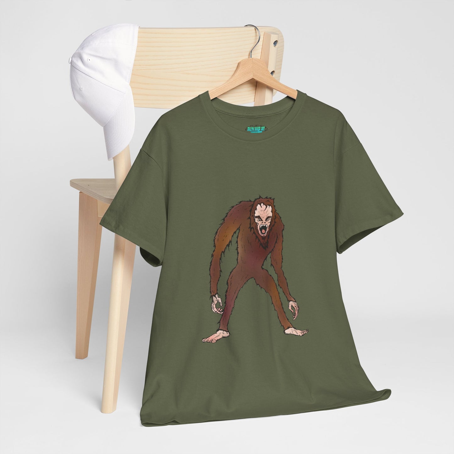 Bigfoot Sketch T‑Shirt — Retro Sasquatch Graphic Tee