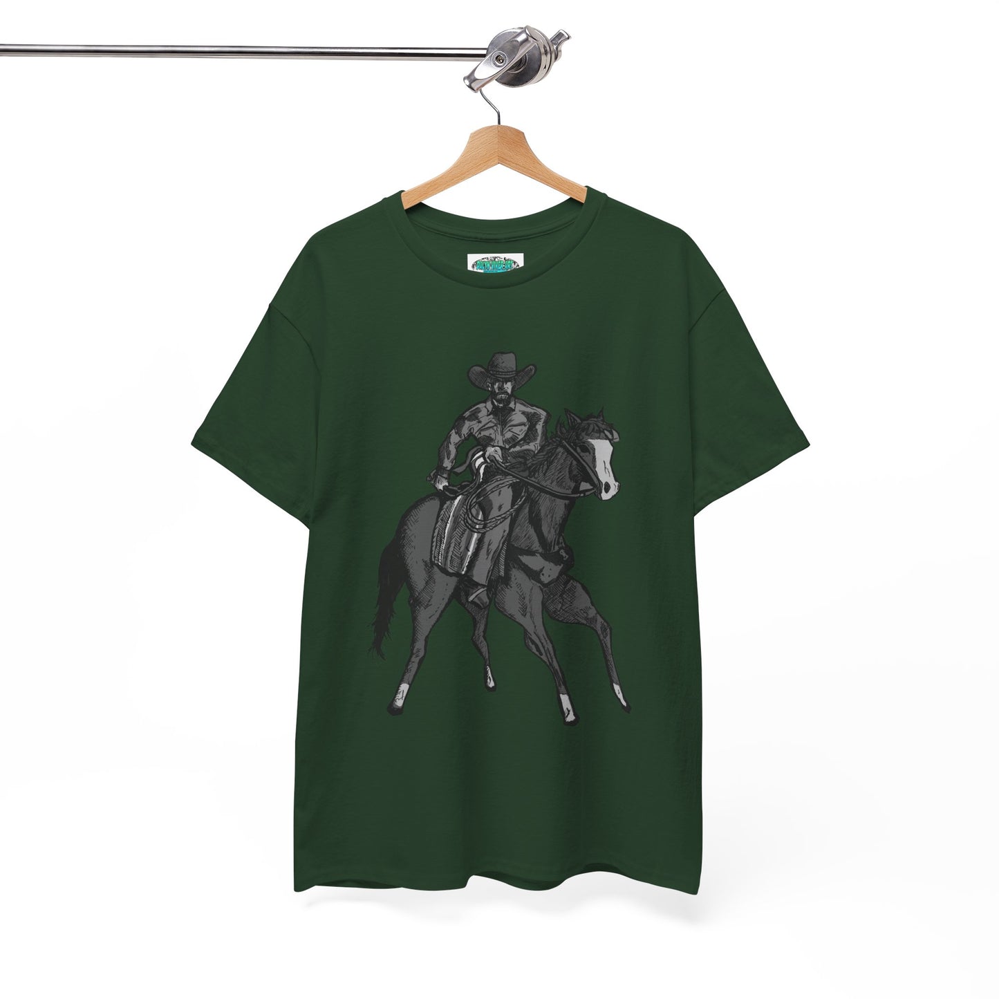 Cowboy on Horseback T‑Shirt — Vintage Western Rodeo Tee