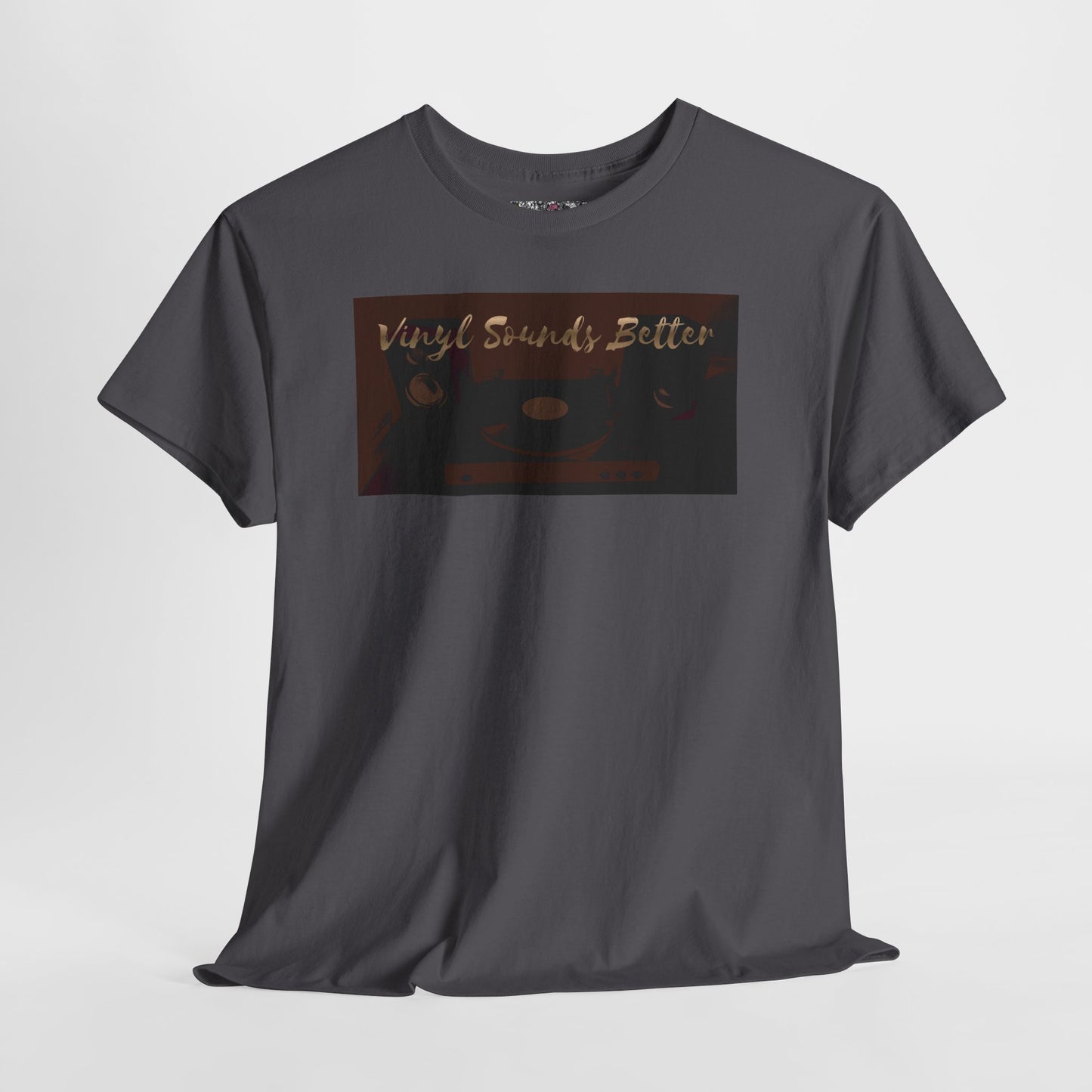 Vinyl Sounds Better T-Shirt — Retro Record Player Tee for Music Lovers