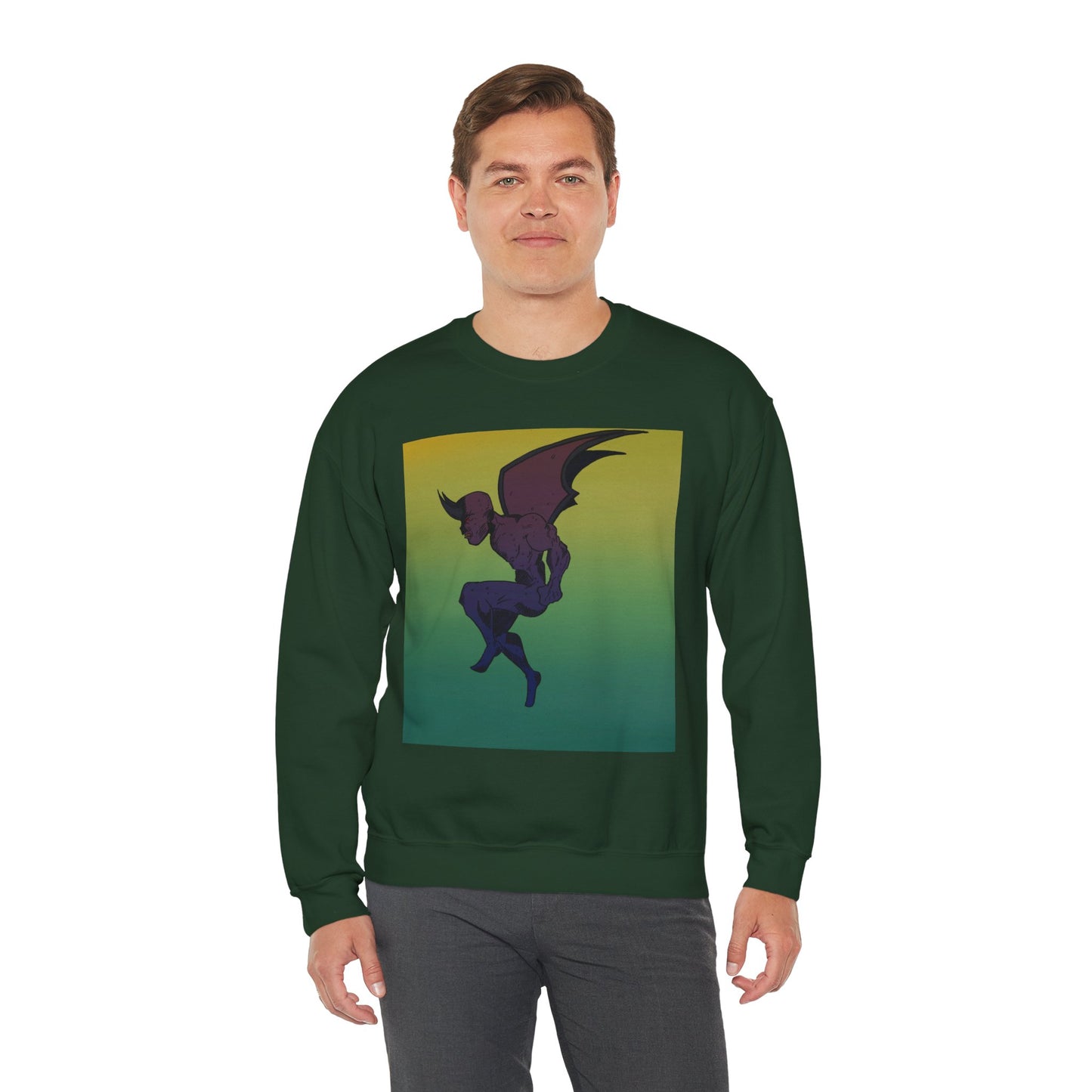 Gradient Demon Unisex Heavy Blend™ Crewneck Sweatshirt