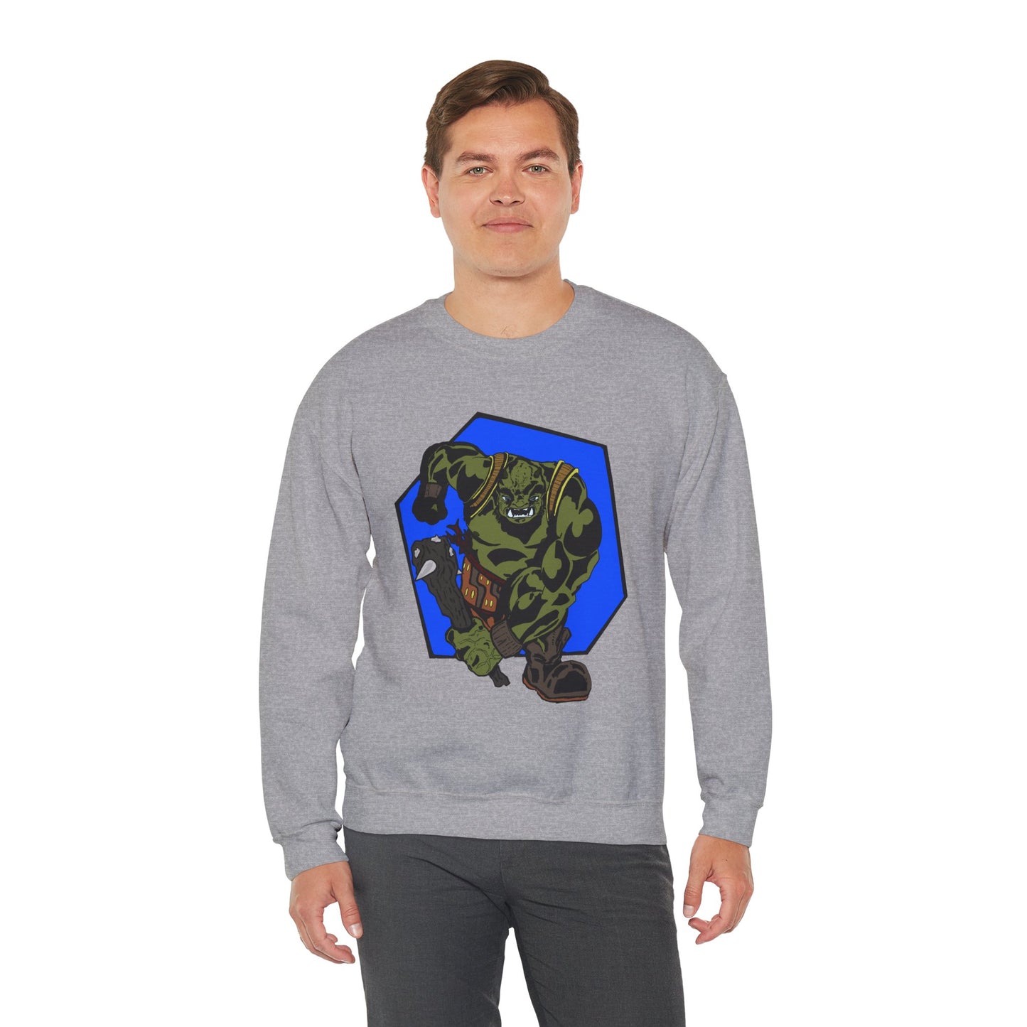 Rampaging Ogre Crewneck Sweatshirt for Marvel Fans