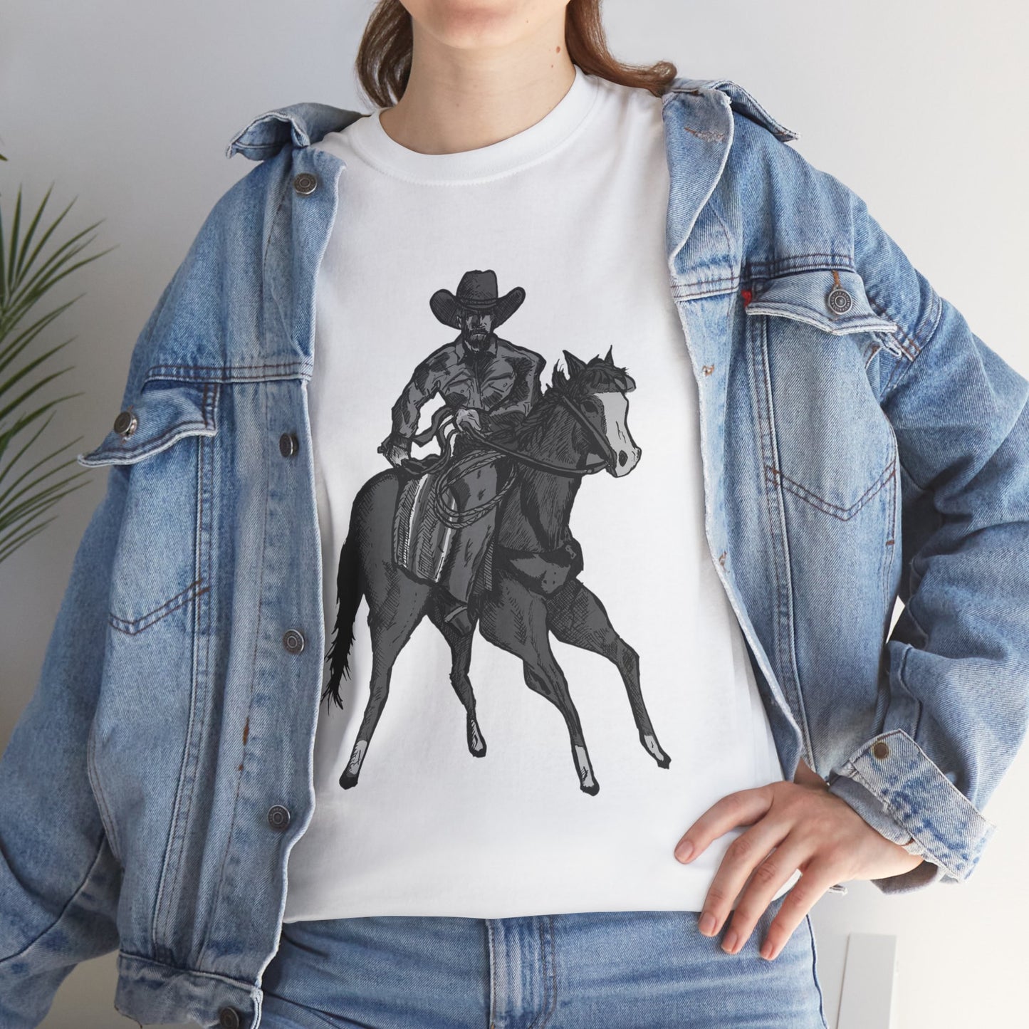 Cowboy on Horseback T‑Shirt — Vintage Western Rodeo Tee