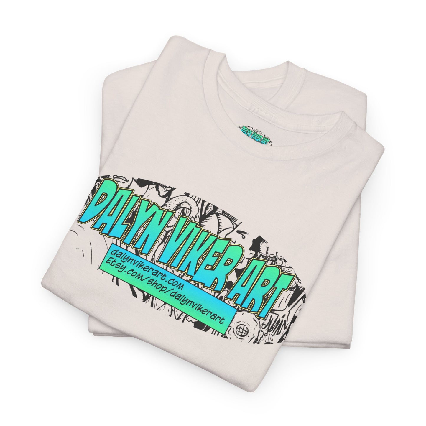 Dalyn Viker Art Logo - Artistic Unisex Tee with Abstract Design, Cool Graphic Shirt for Art Lovers, Perfect Gift for Creatives, Casual Wear, Summer Essential