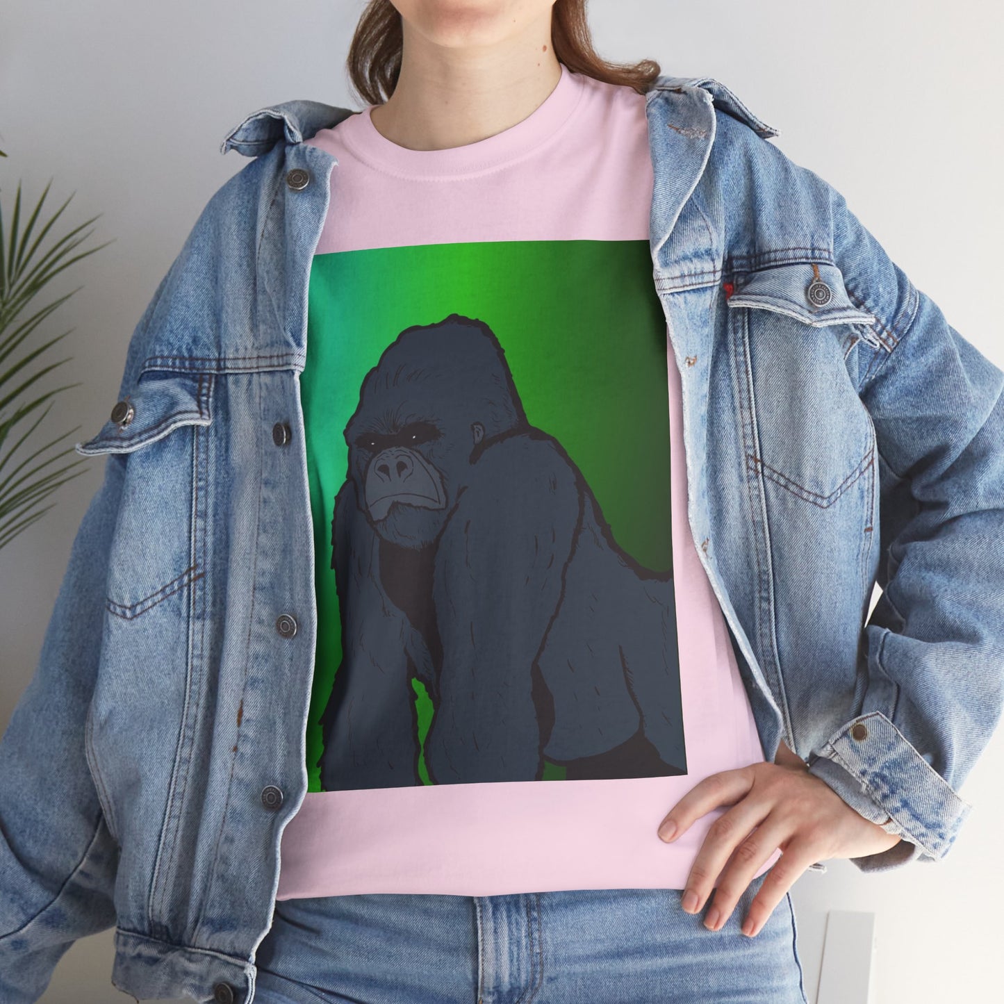 Gorilla Portrait Tee – Graphic Ape Illustration T-Shirt