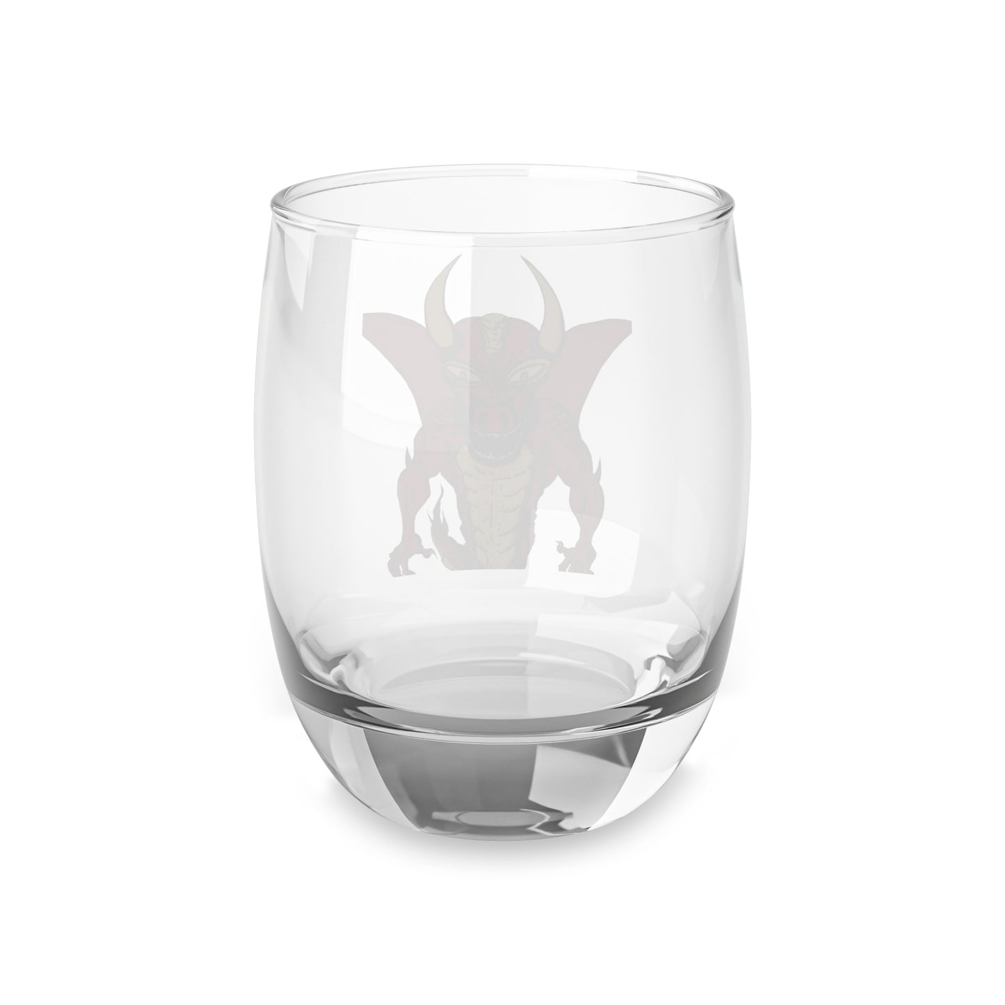 Demon Dragon Theme Whiskey Glass - Perfect for Gamers, Birthday Gift, Barware, Novelty Drinking Glass, Halloween Decor