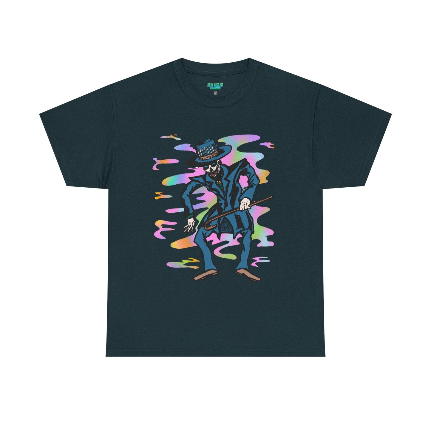 Voodoo Maniac Colorful Cartoon Magician Unisex Heavy Cotton Tee