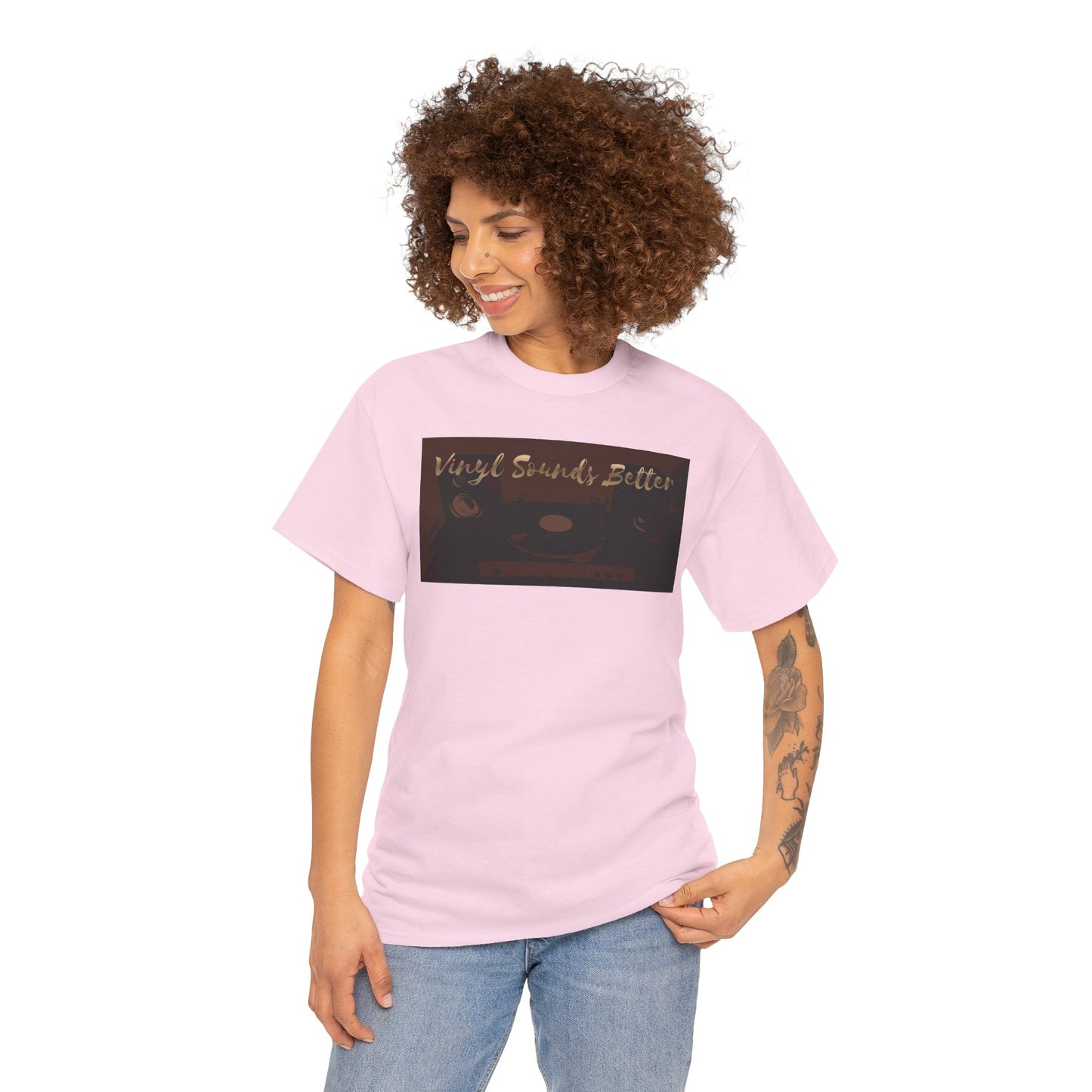 Vinyl Sounds Better T-Shirt — Retro Record Player Tee for Music Lovers