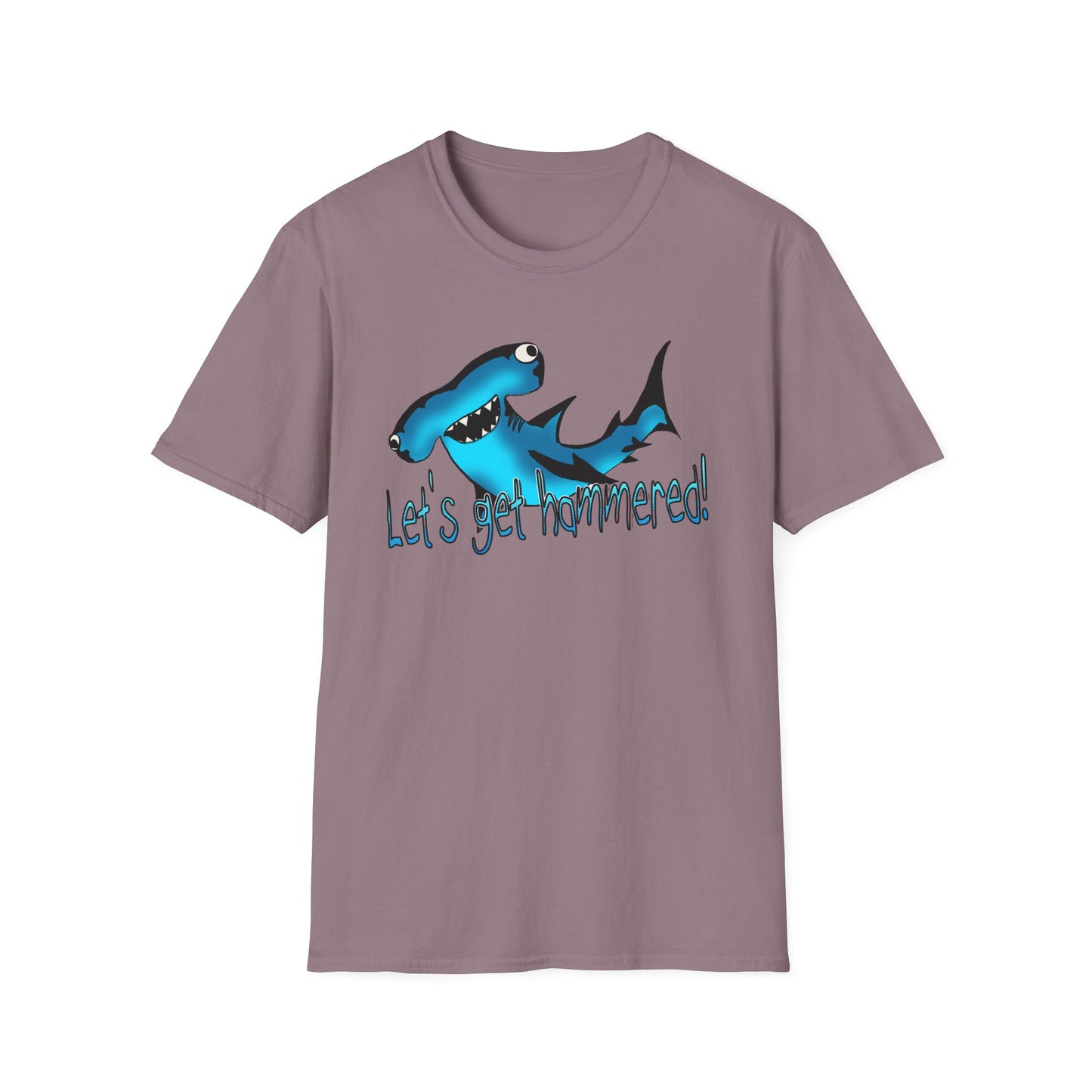 Hammered Shark Unisex T-Shirt – Let's Get Crunk Drinking Shirt