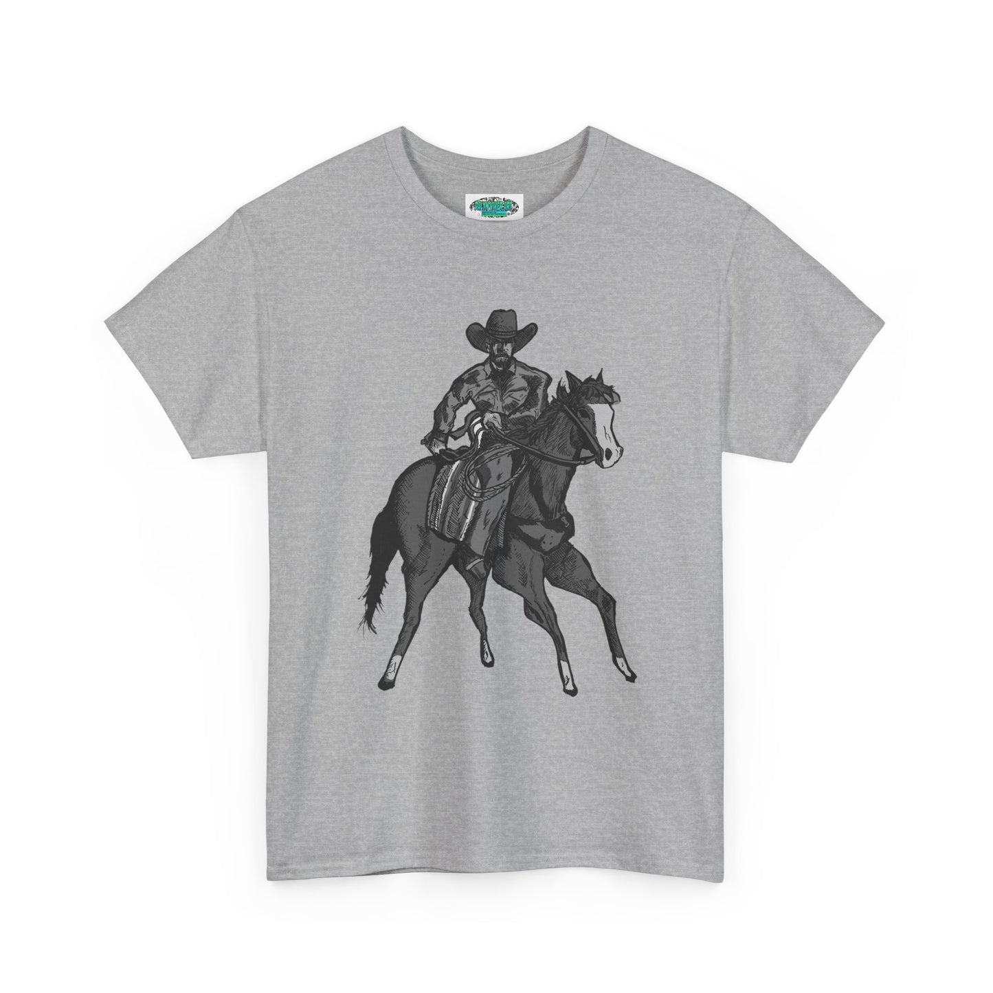 Cowboy on Horseback T‑Shirt — Vintage Western Rodeo Tee