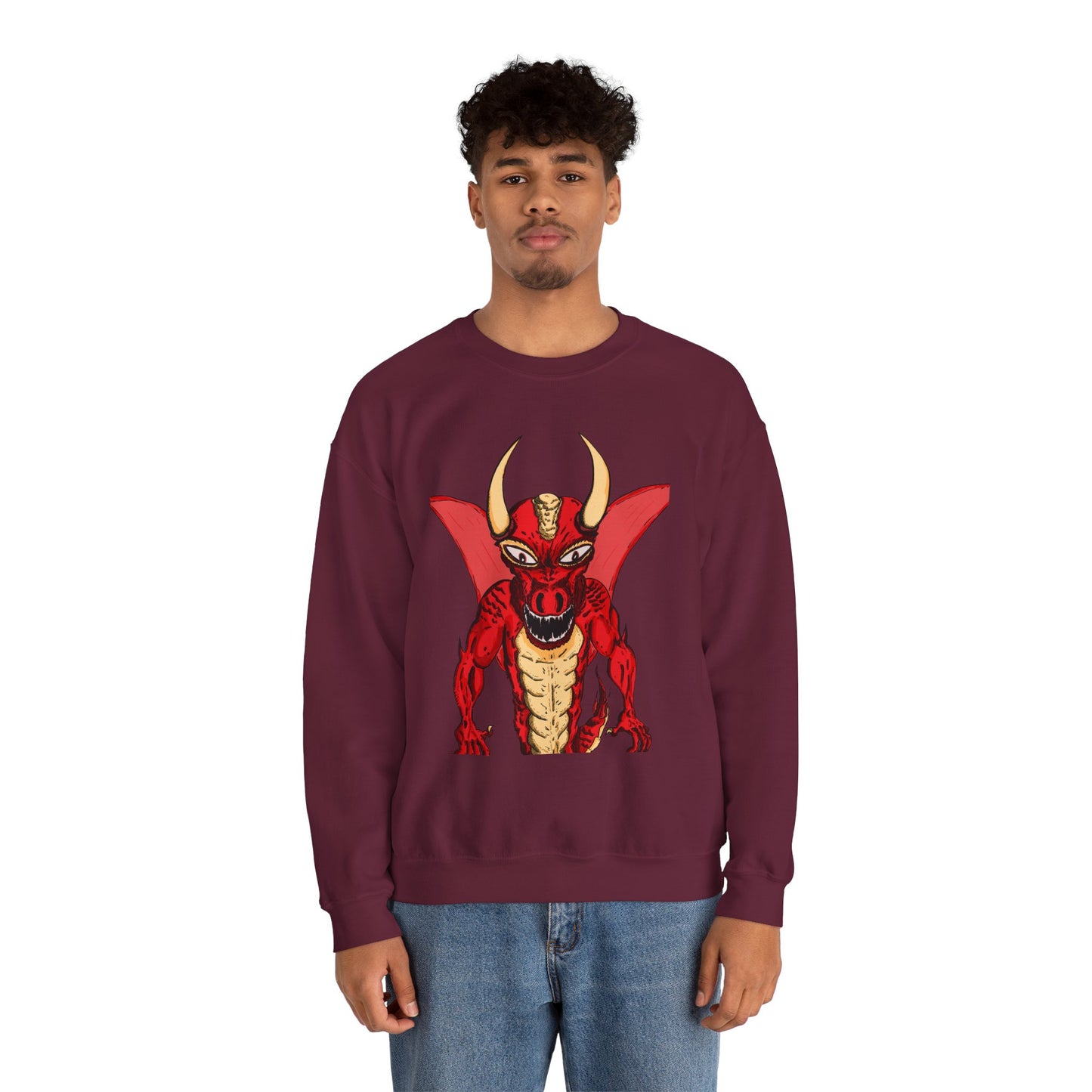 Fierce Dragon Unisex Crewneck Sweatshirt