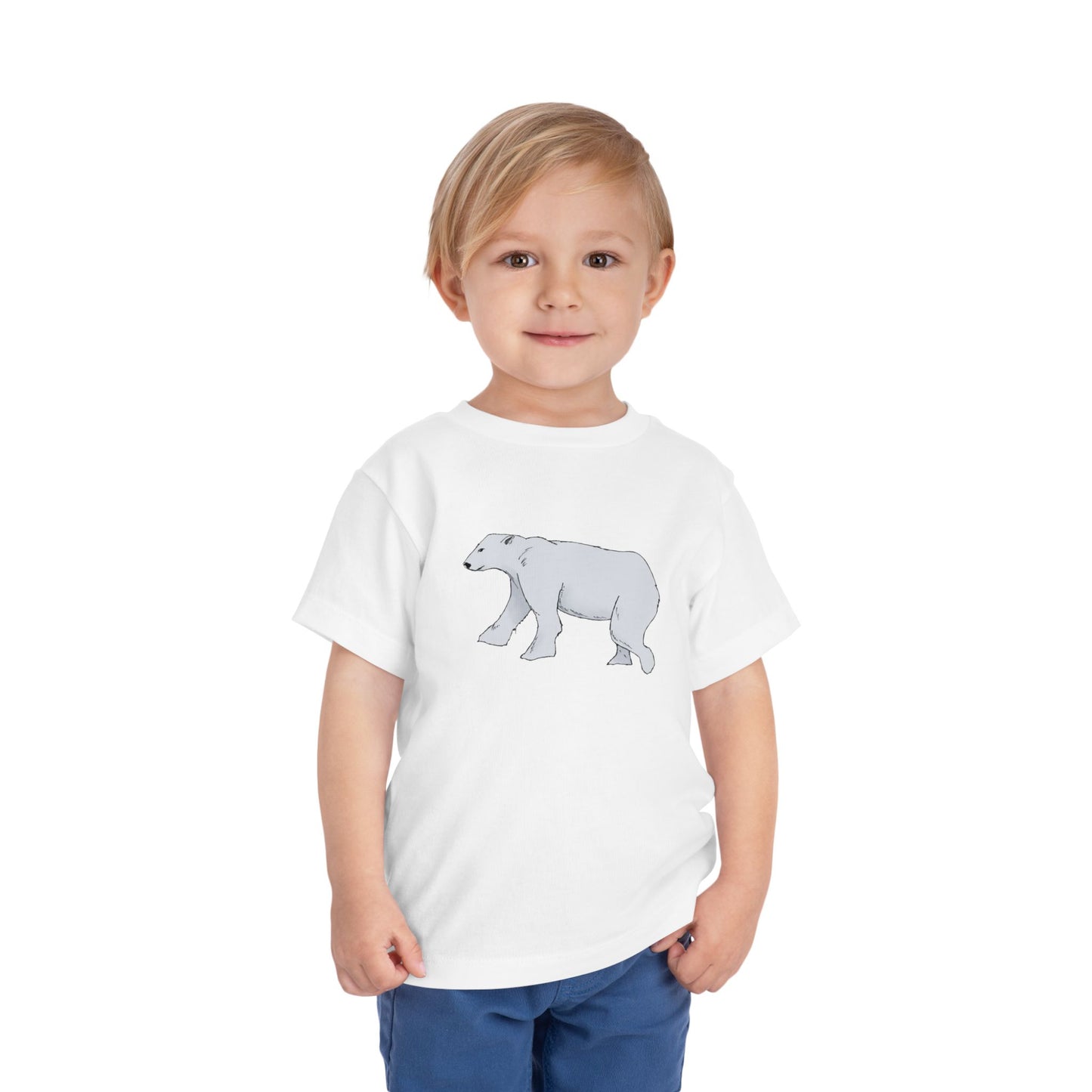 Polar Bear Toddler Tee — Cute Arctic Animal Shirt for Kids