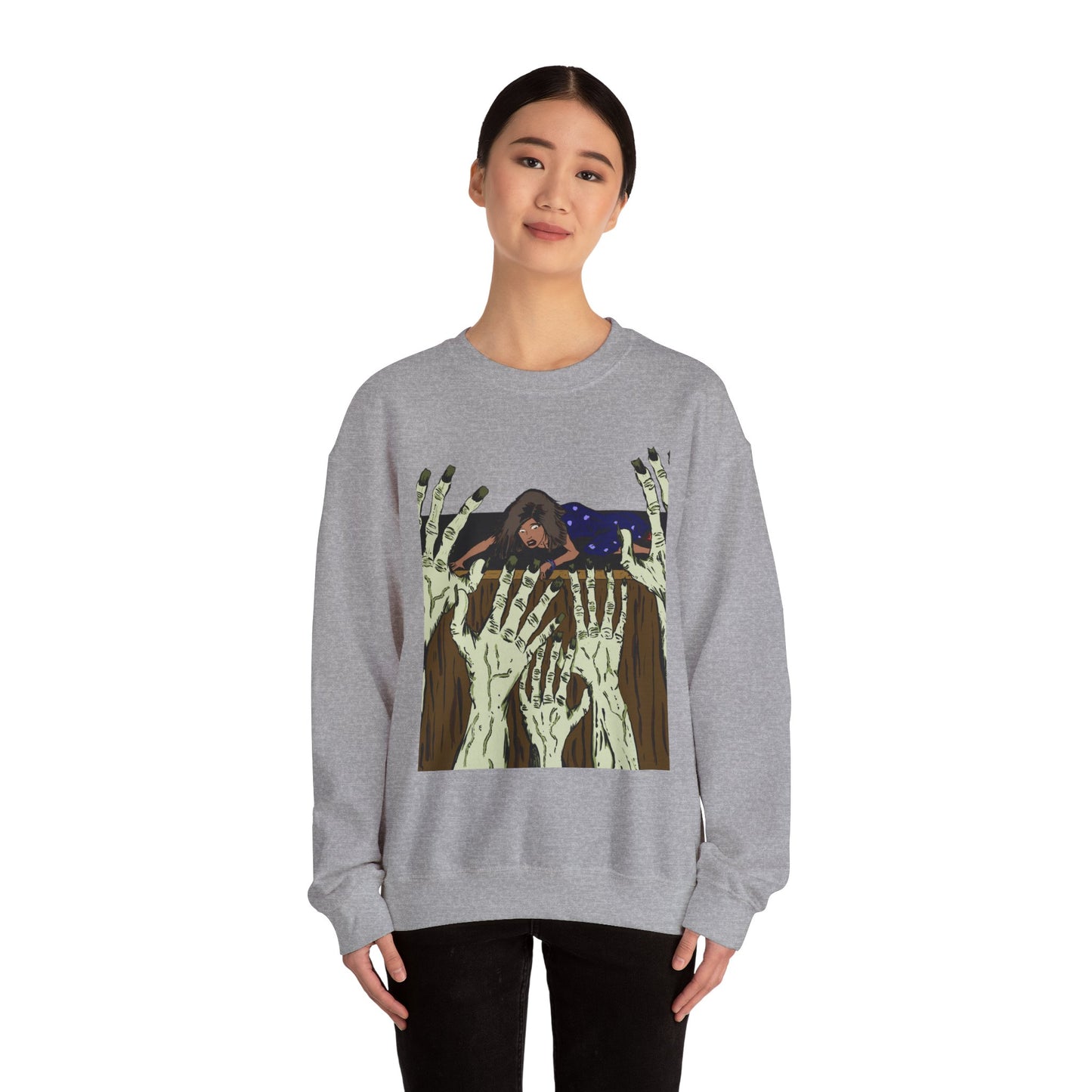 Haunting Hands Crewneck Sweatshirt - Unisex Heavy Blend™