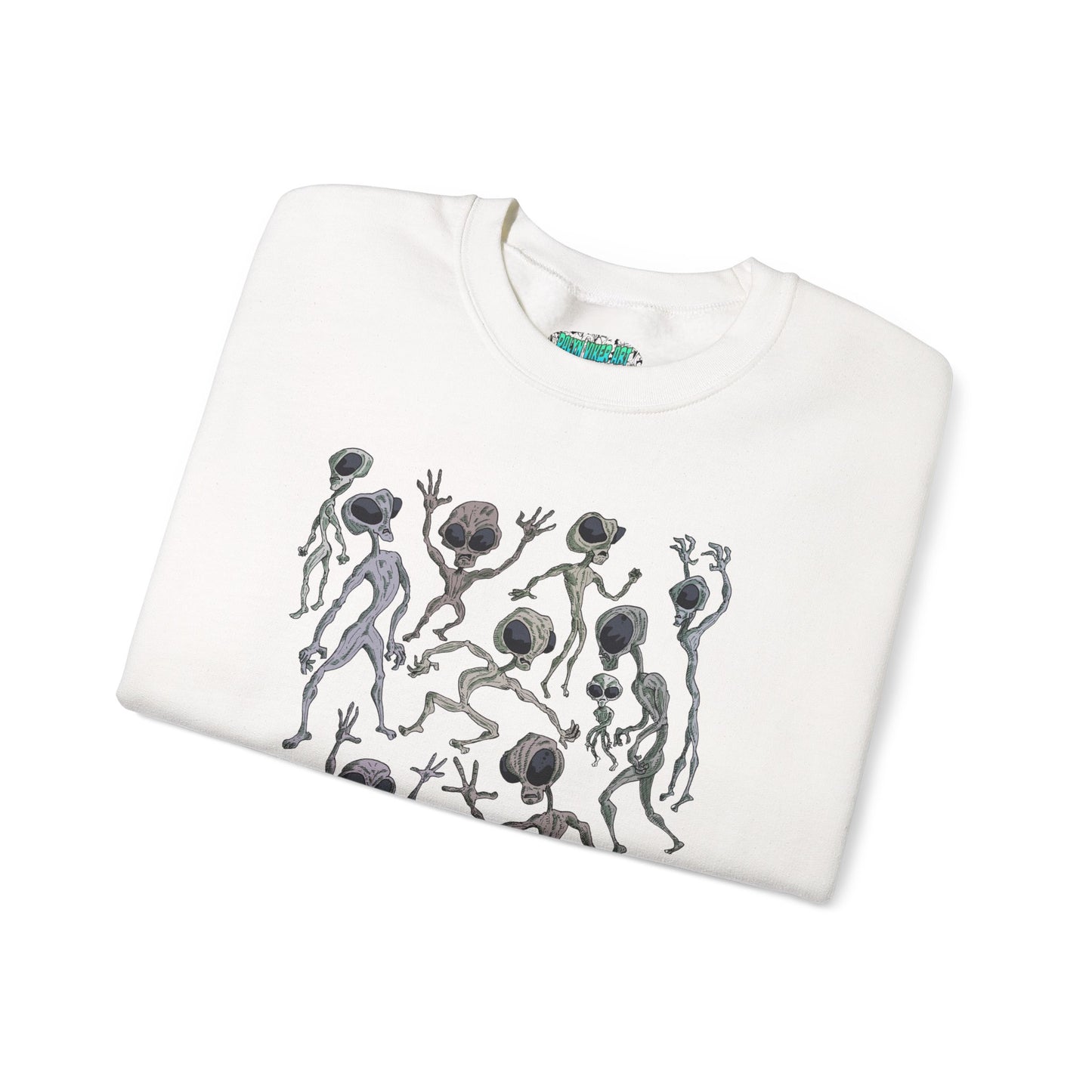 Alien Dance Party Crewneck Sweatshirt - Unisex Heavy Blend™