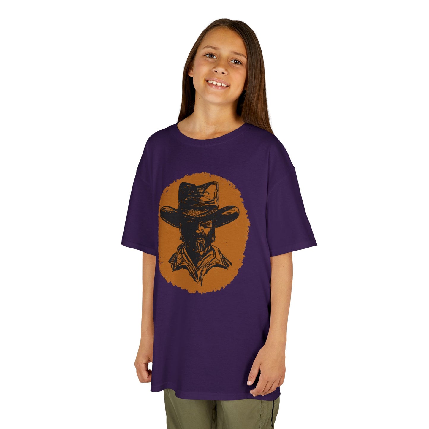 Southwestern Cowboy Kids Heavy Cotton™ Tee