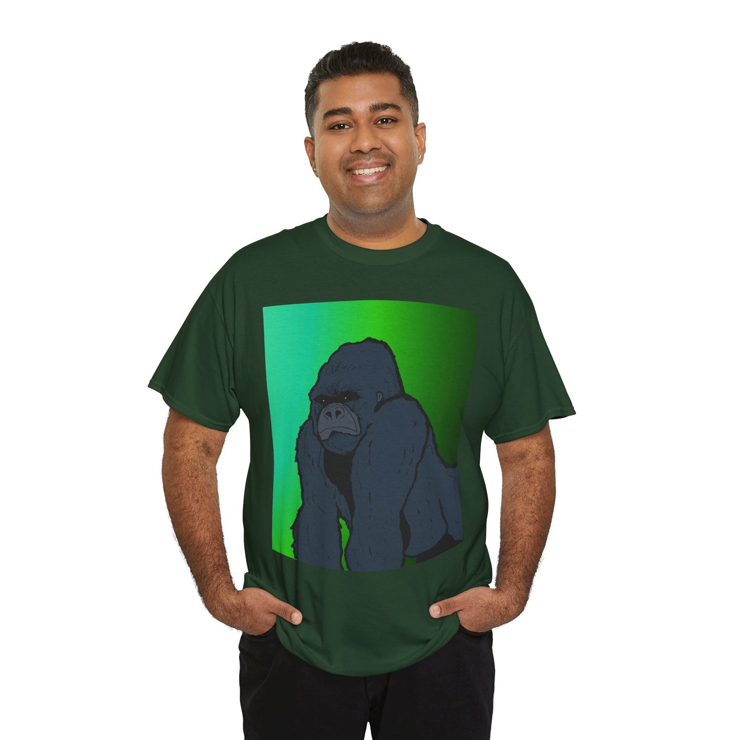 Gorilla Portrait Tee – Graphic Ape Illustration T-Shirt