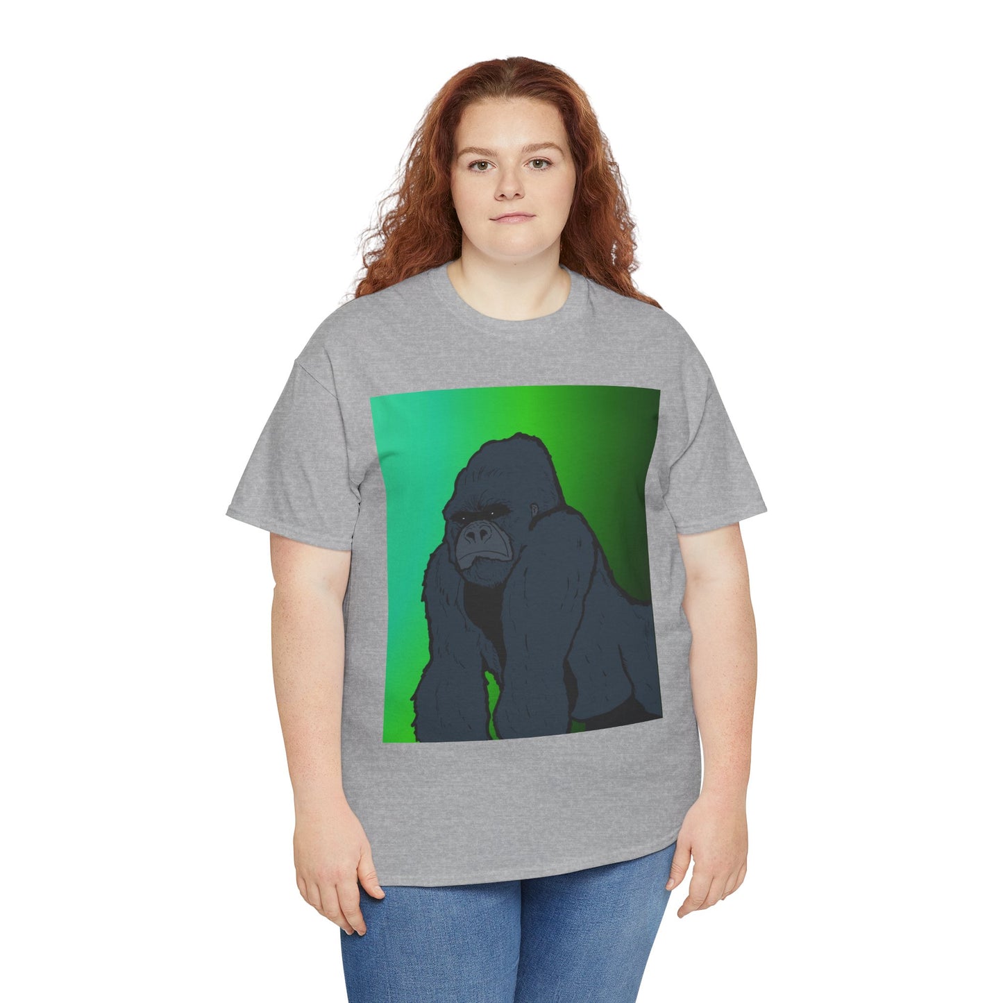 Gorilla Portrait Tee – Graphic Ape Illustration T-Shirt