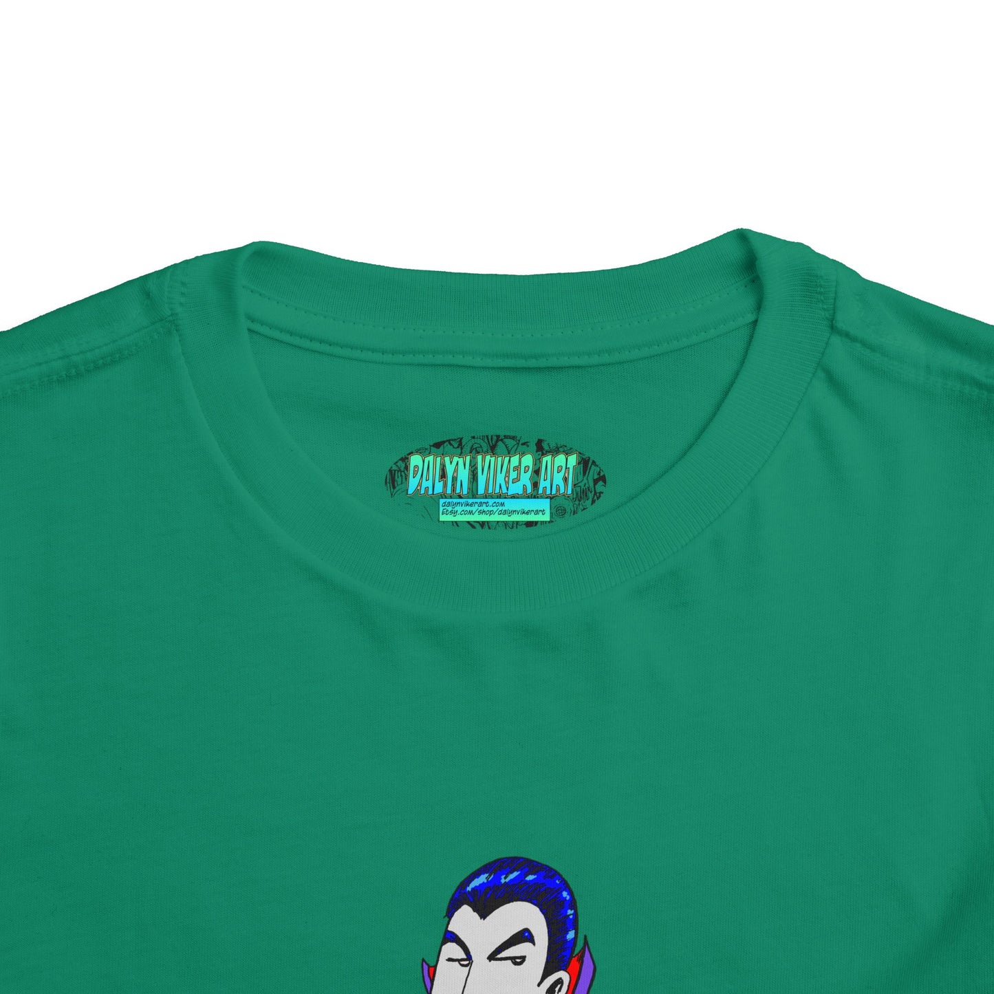 Toddler Tee — Cute Cartoon Vampire Graphic Shirt for Kids