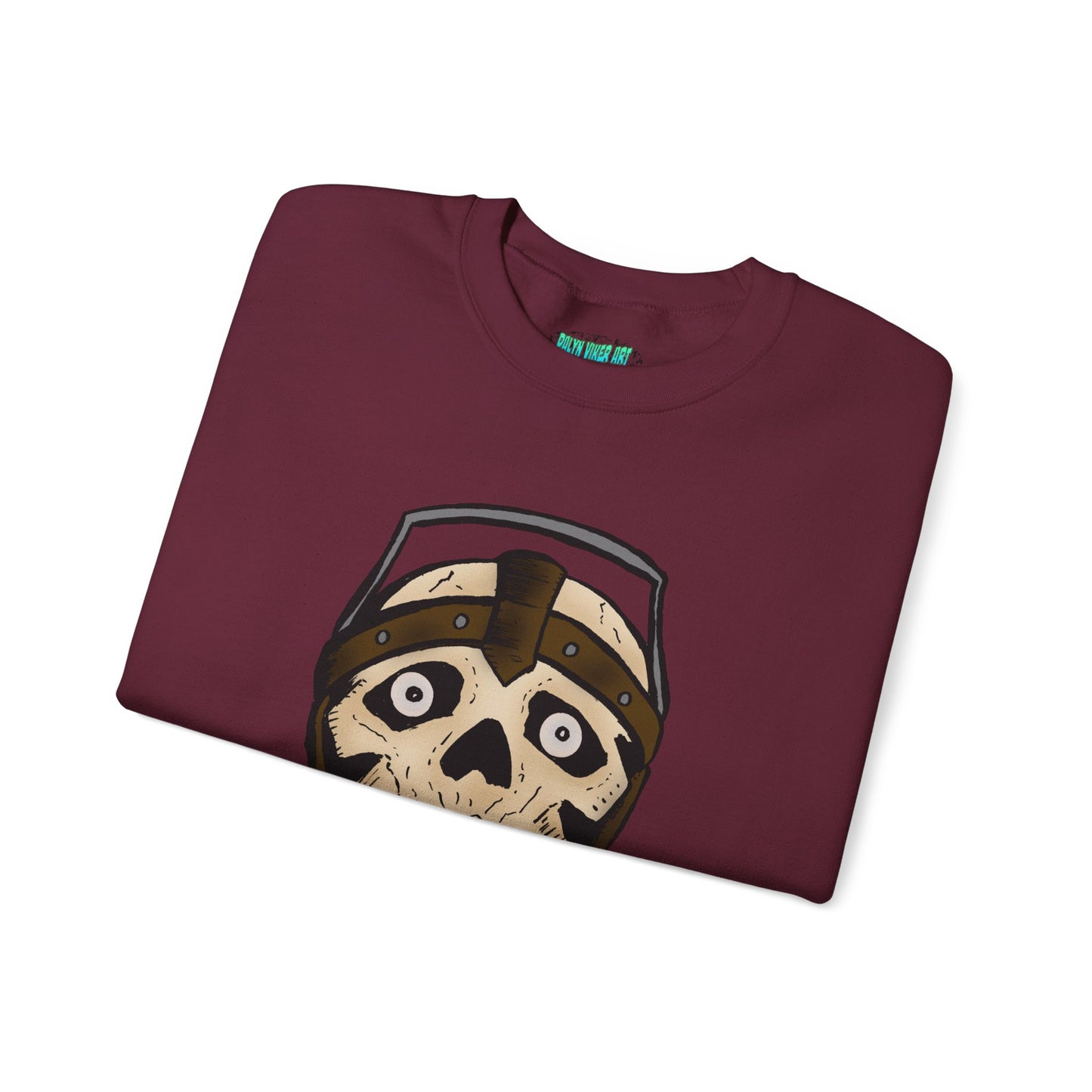 Screaming Skull Graphic Crewneck Sweatshirt - Unisex Heavy Blend