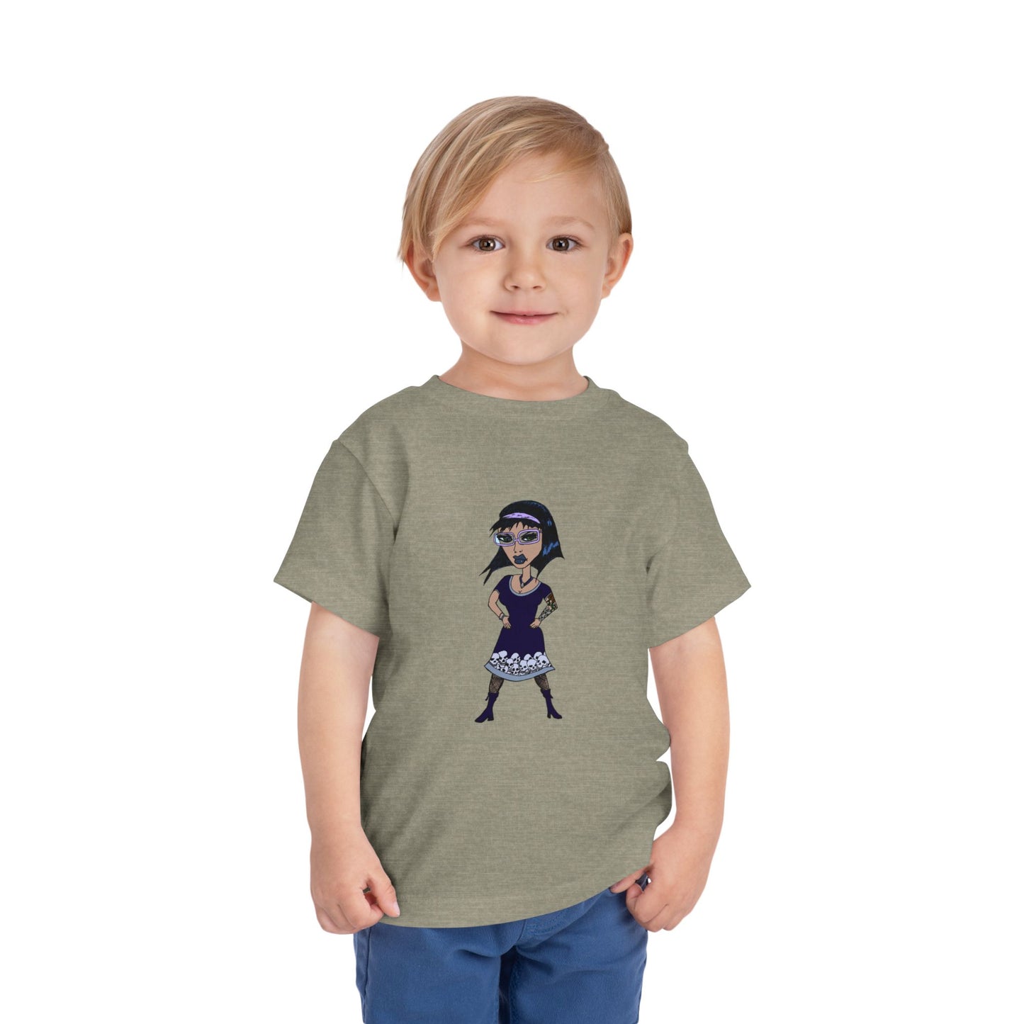 Goth Girl Toddler Tee