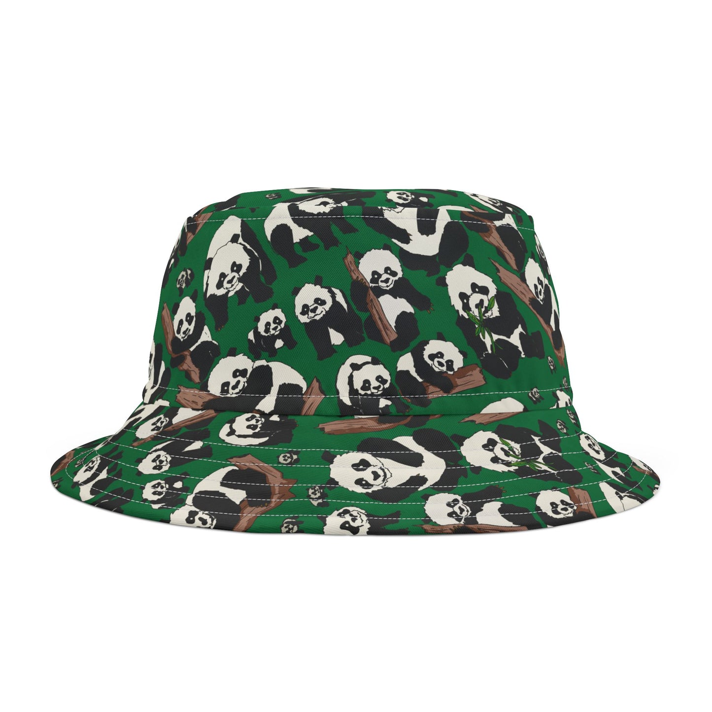 Panda Print Bucket Hat for Nature Lovers, Trendy Summer Accessory, Perfect for Beach Days, Festivals, and Outdoor Adventures