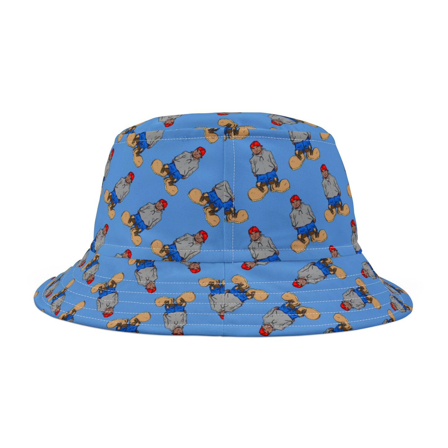 Fun Character "Boots" Bucket Hat for Summer Adventures