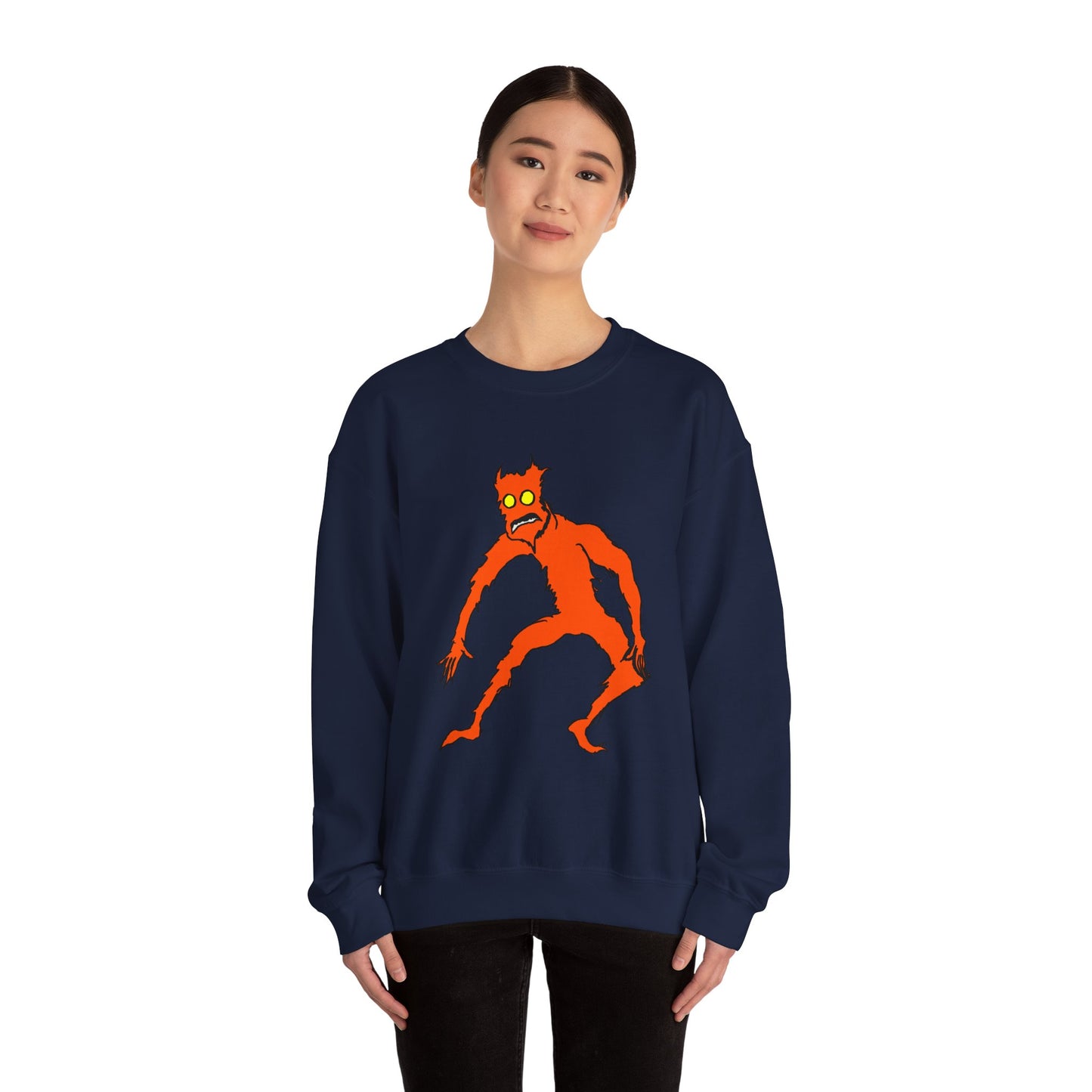 Spooky Monster Crewneck Sweatshirt