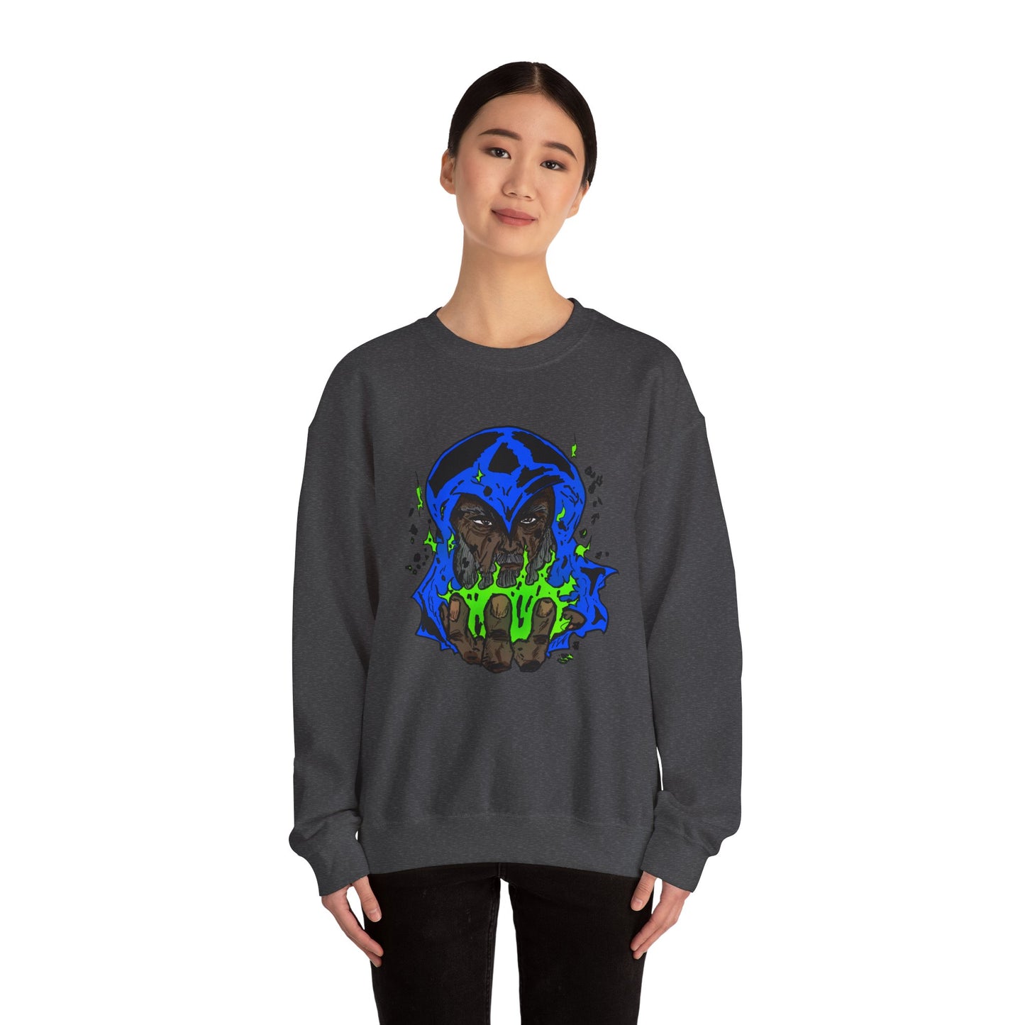 Cosmic Wizard Mystical Graphic Sweatshirt