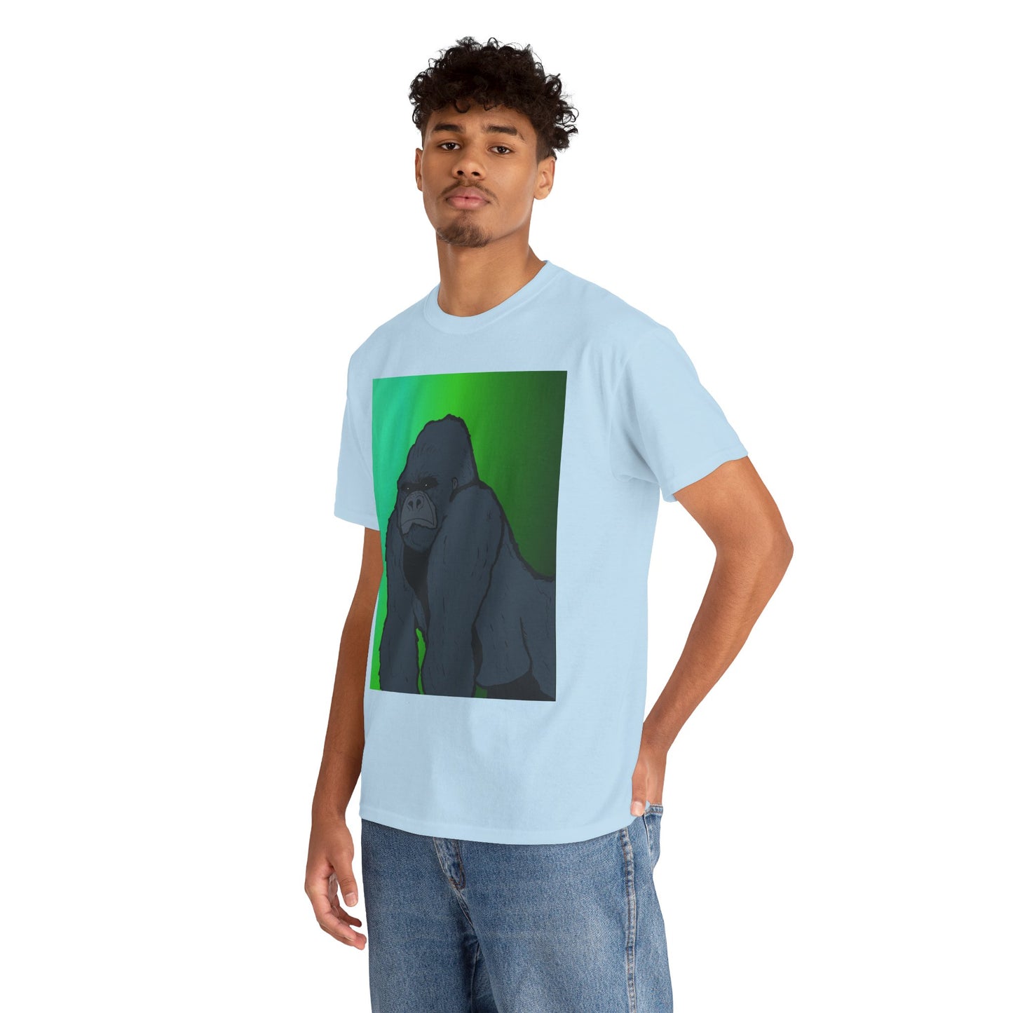 Gorilla Portrait Tee – Graphic Ape Illustration T-Shirt