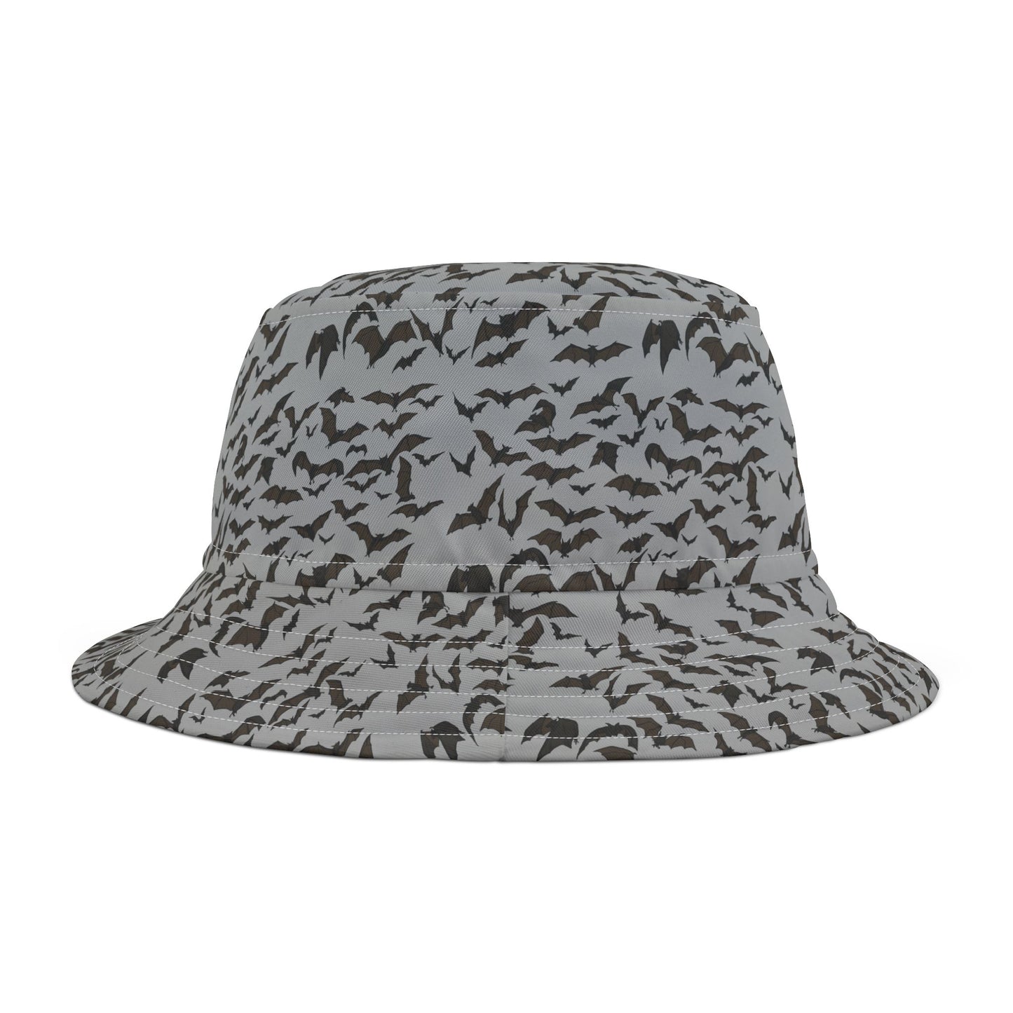Stylish Bat Cold Night Pattern Bucket Hat, Trendy Summer Hat, Unique Gift for Halloween, Outdoor Accessory, Customized Fashion