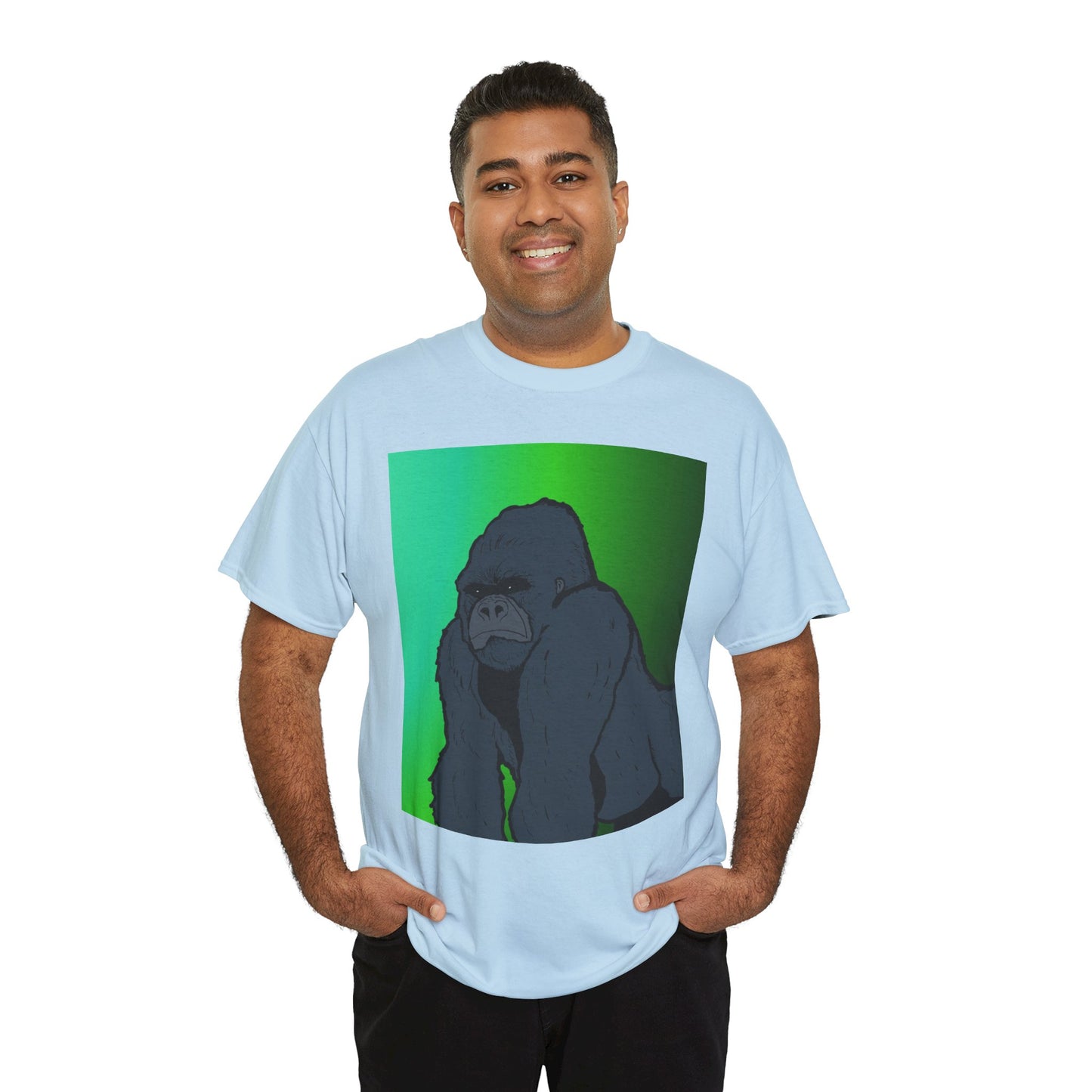 Gorilla Portrait Tee – Graphic Ape Illustration T-Shirt